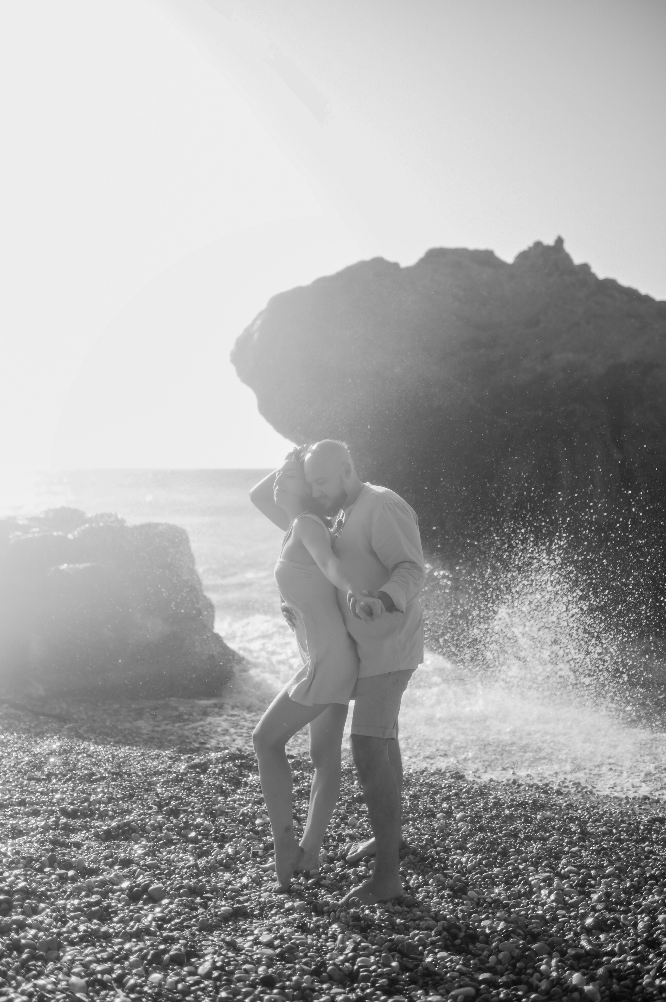 Sunset family photoshoot on the beach Rhodes. Photographer in Rhodes Island