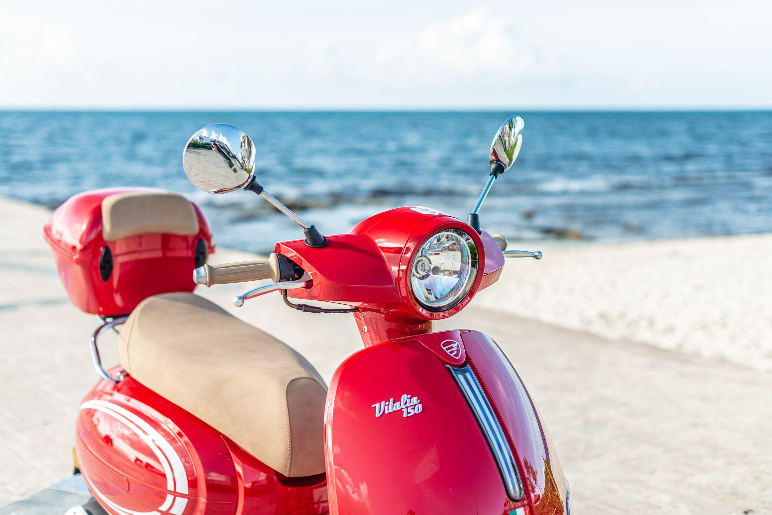 Scooter Photography for Rental Website in Mexico. PHOTOGRAPHER QUINTANA ROO
