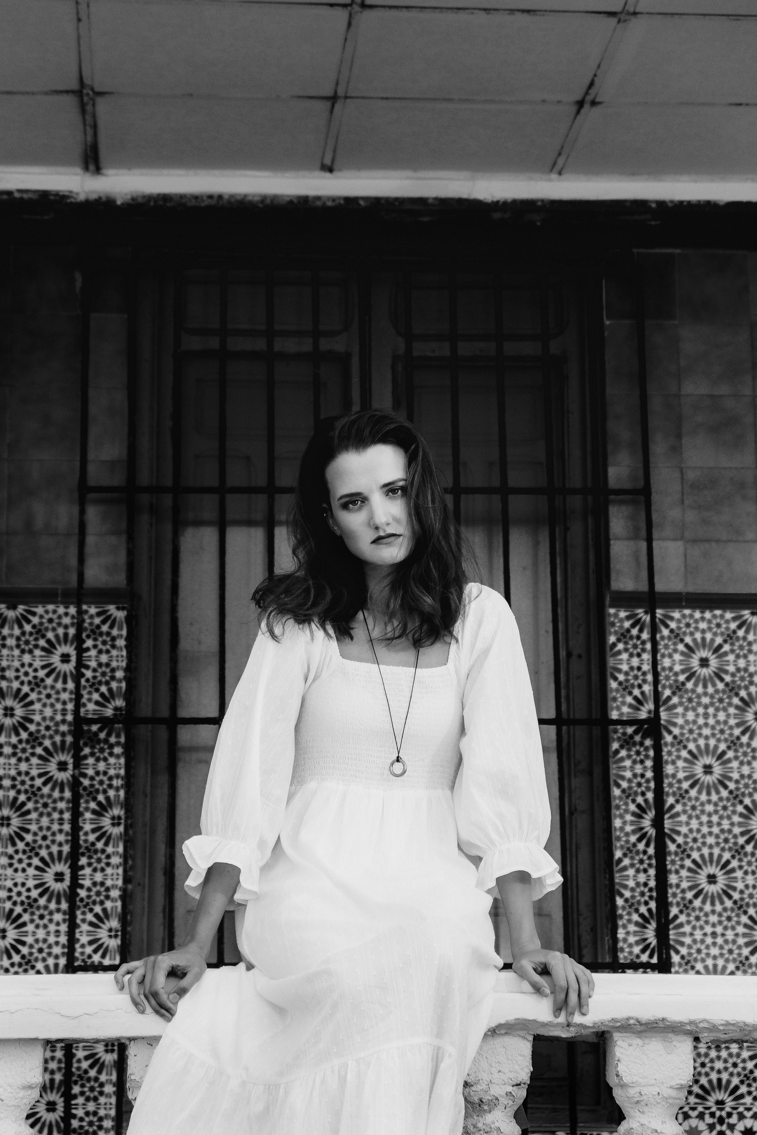Atmospheric photo session by the sea