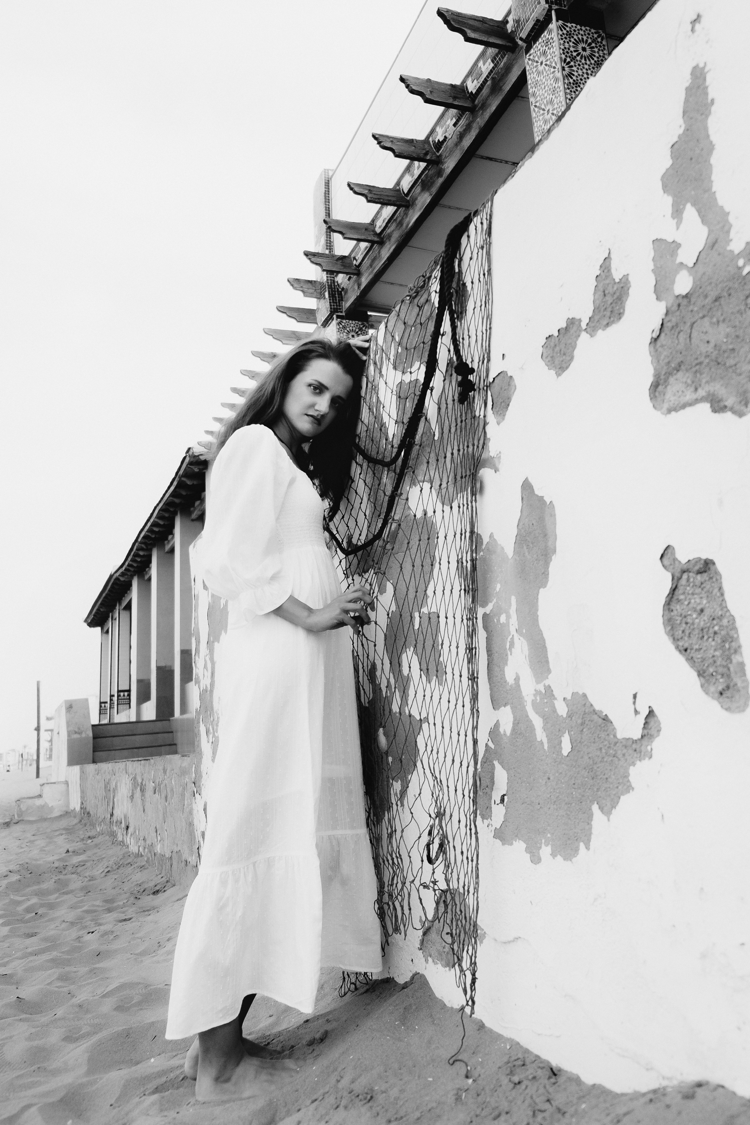 Atmospheric photo session by the sea