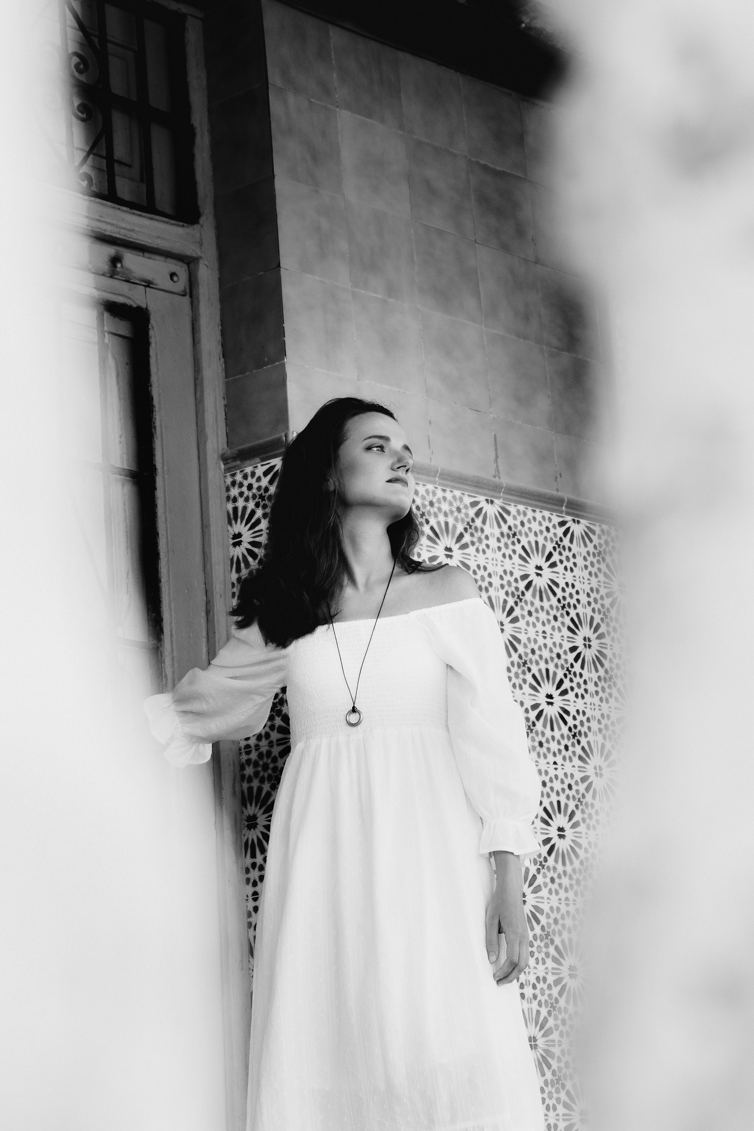 Atmospheric photo session by the sea