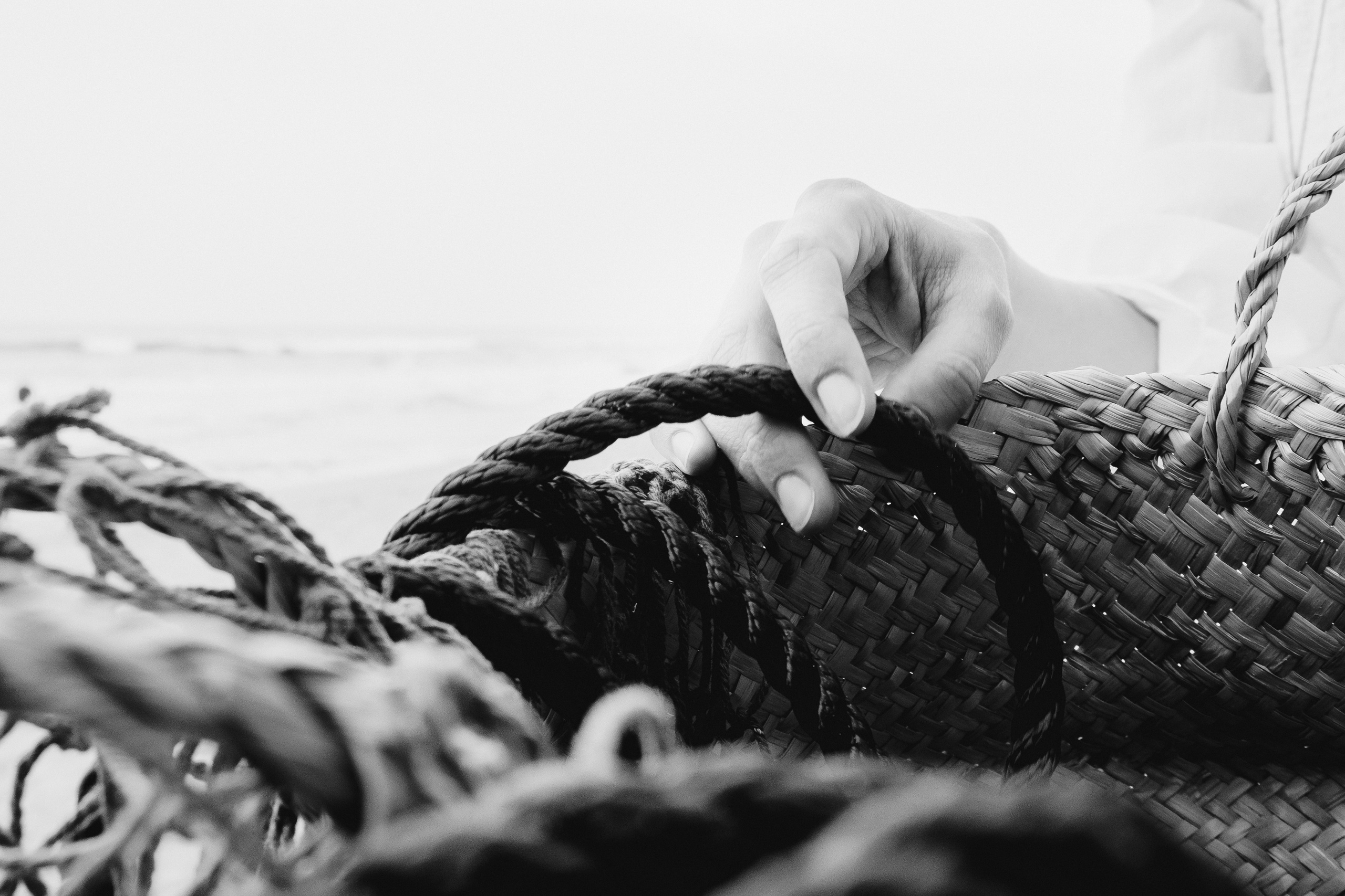 Atmospheric photo session by the sea