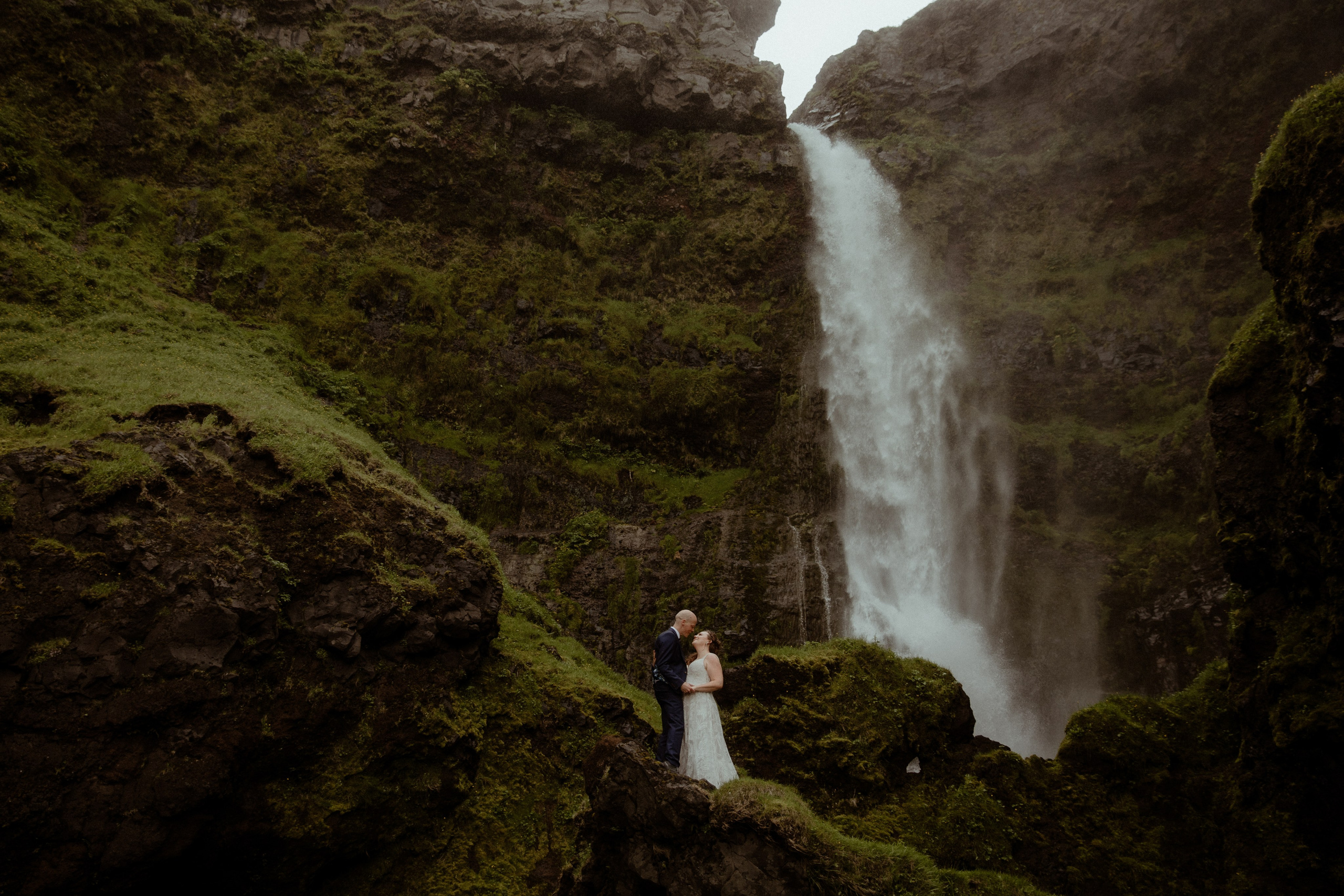 Iceland Elopement at Black Sand Beach. Iceland elopement photographer & videographer