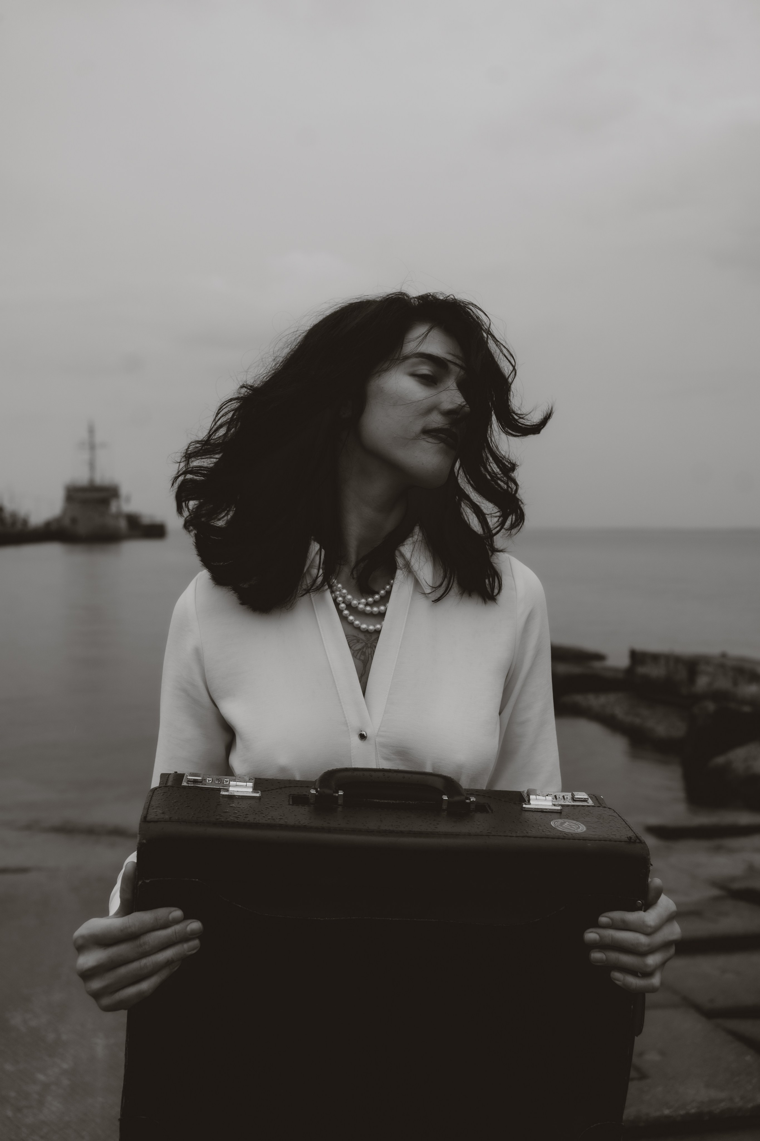 The heavy baggage she left behind. Anna Chekryshova — Authorial Portrait Photographer in Tallinn