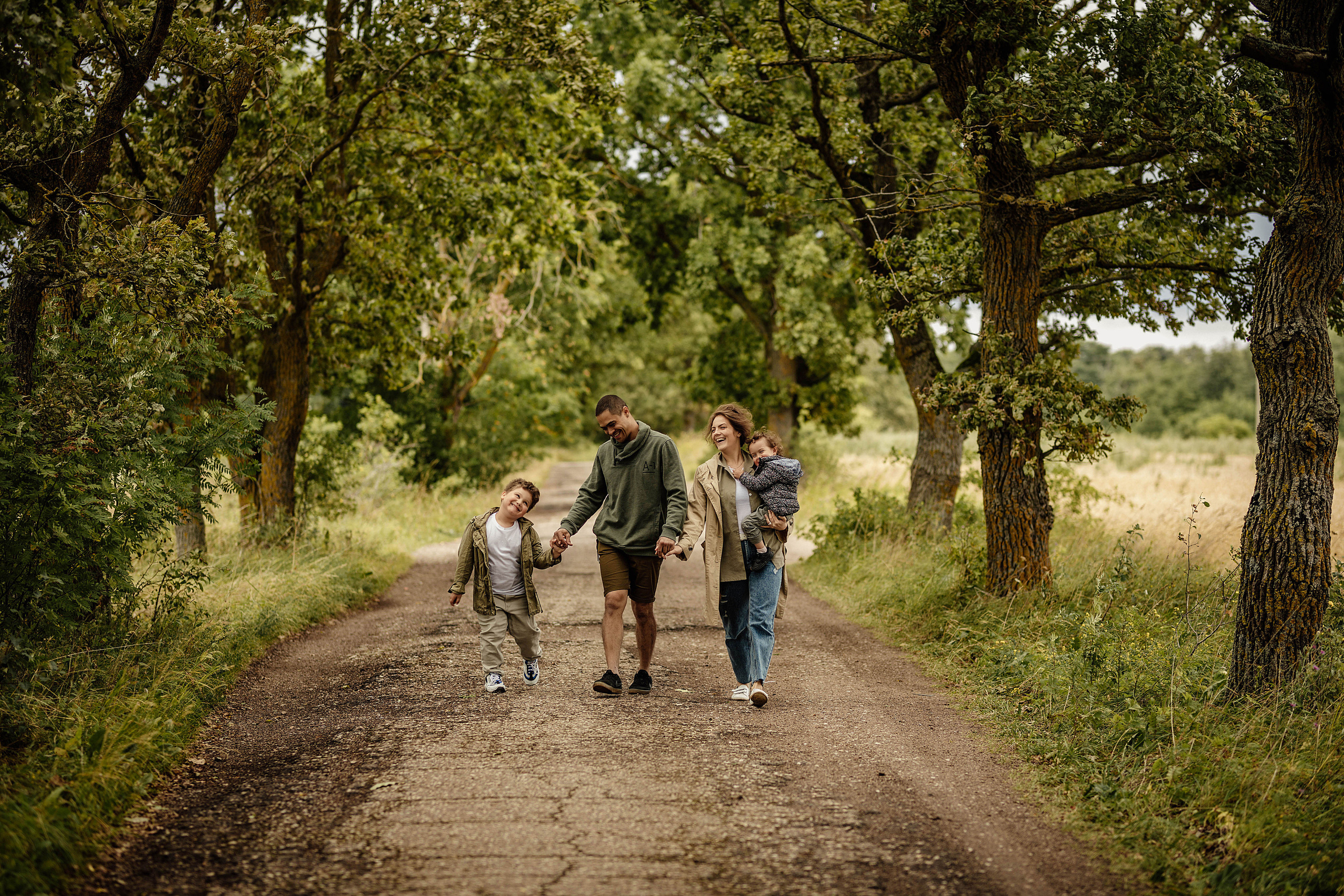 Семейная фотосессия Ани, Тони, Эрика и Шарлотты. Семейный и портретный фотограф в Эстонии Наталья Фрейманис