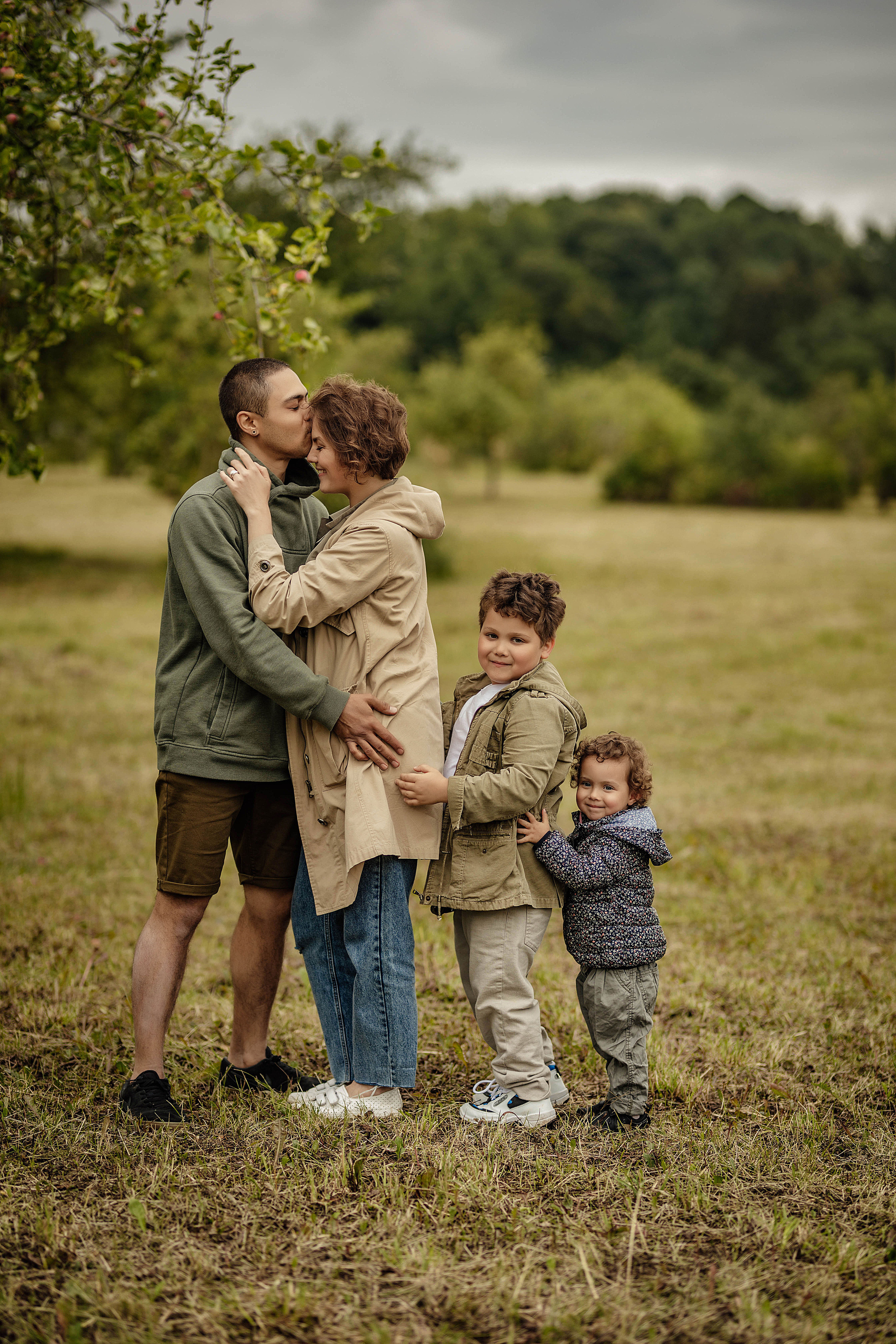 Семейная фотосессия Ани, Тони, Эрика и Шарлотты. Семейный и портретный фотограф в Эстонии Наталья Фрейманис