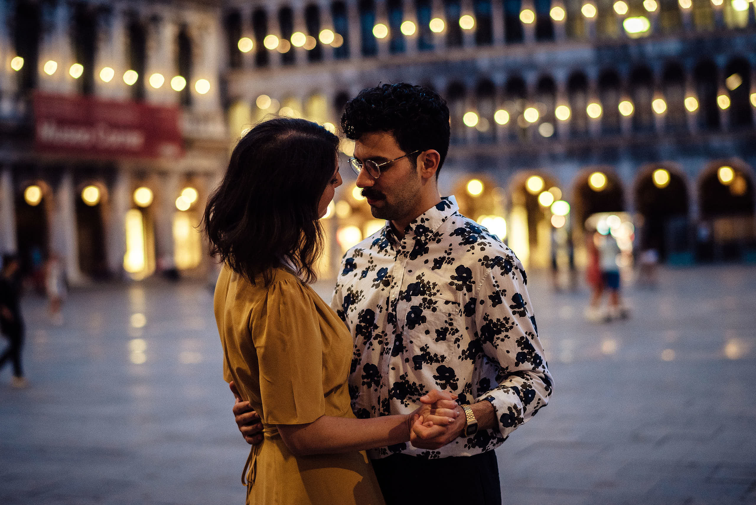 dancing on the square in Venezia