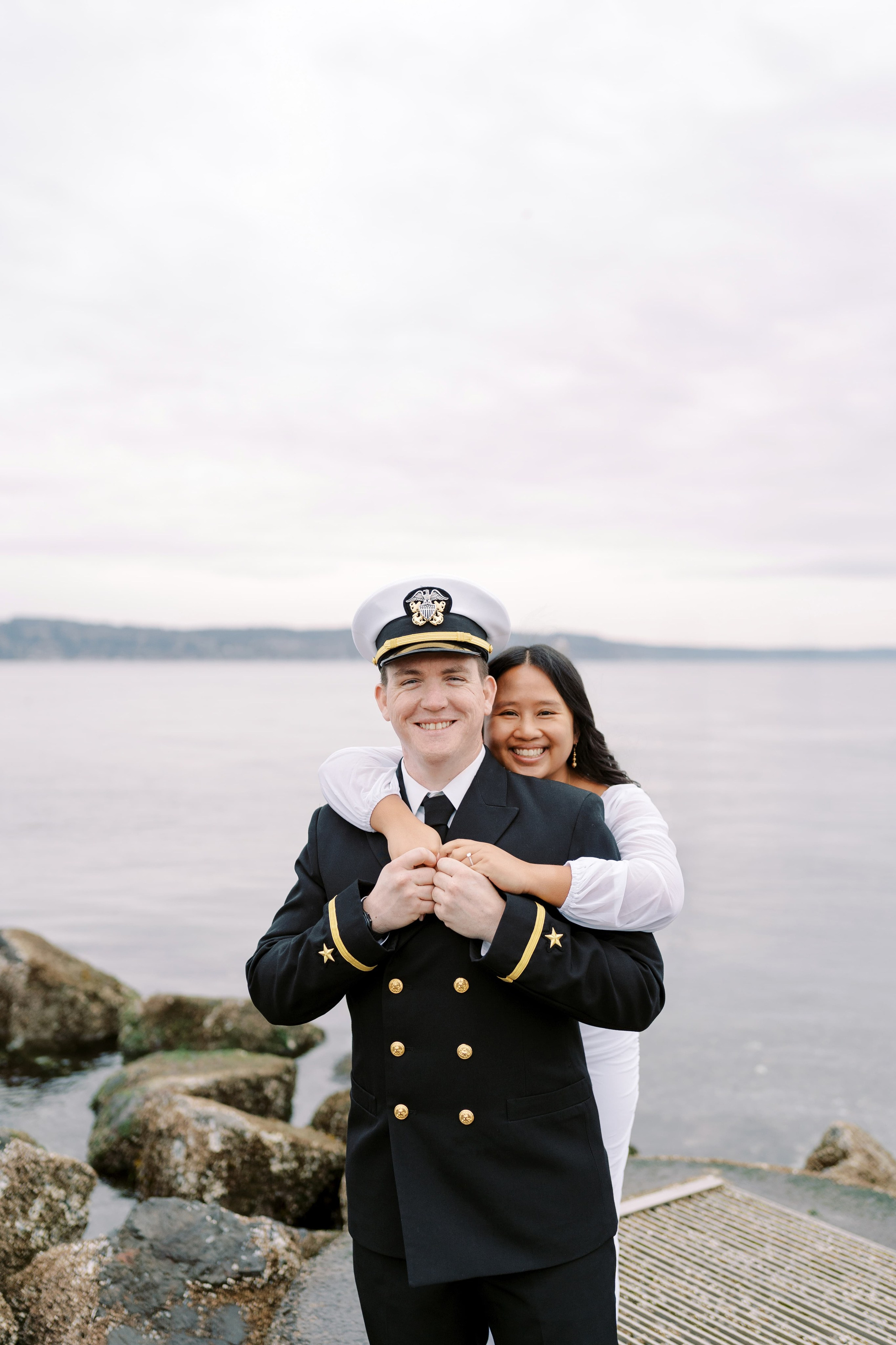 Engagement photoshoot. Dayana & Dag. Mukilteo ligthhouse. November 2024. EVAN ARISTOV WEDDING PHOTOGRAPHY — Seattle Wedding Photographer