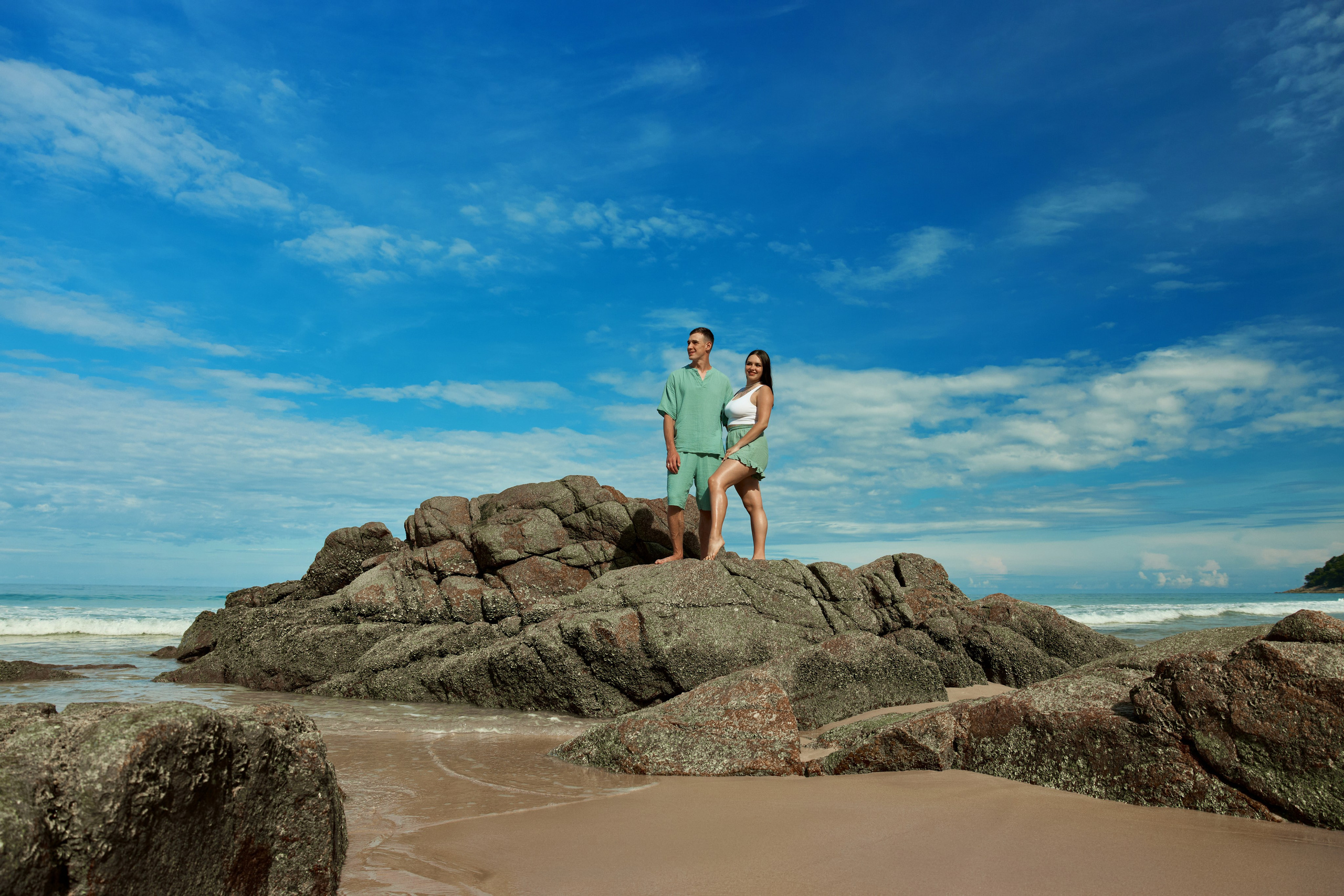 Sergey & Maria — Couple Photoshoot at Naithon Beach | Phuket Photographer