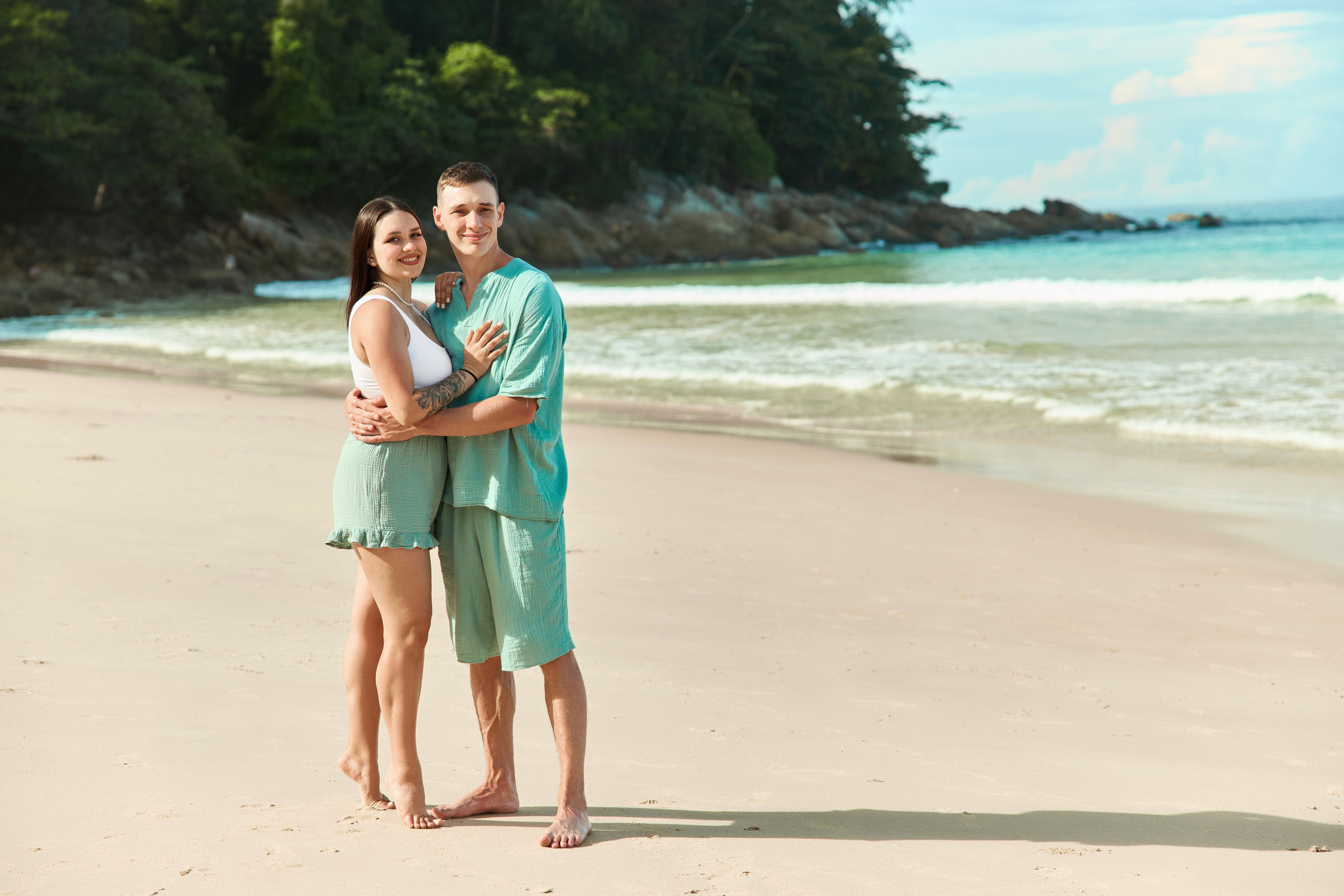 Sergey & Maria — Couple Photoshoot at Naithon Beach | Phuket Photographer