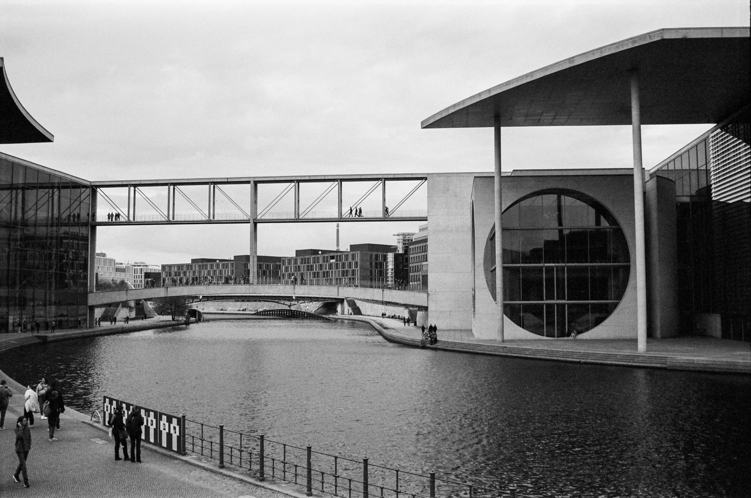 The Streets of Berlin in B&W