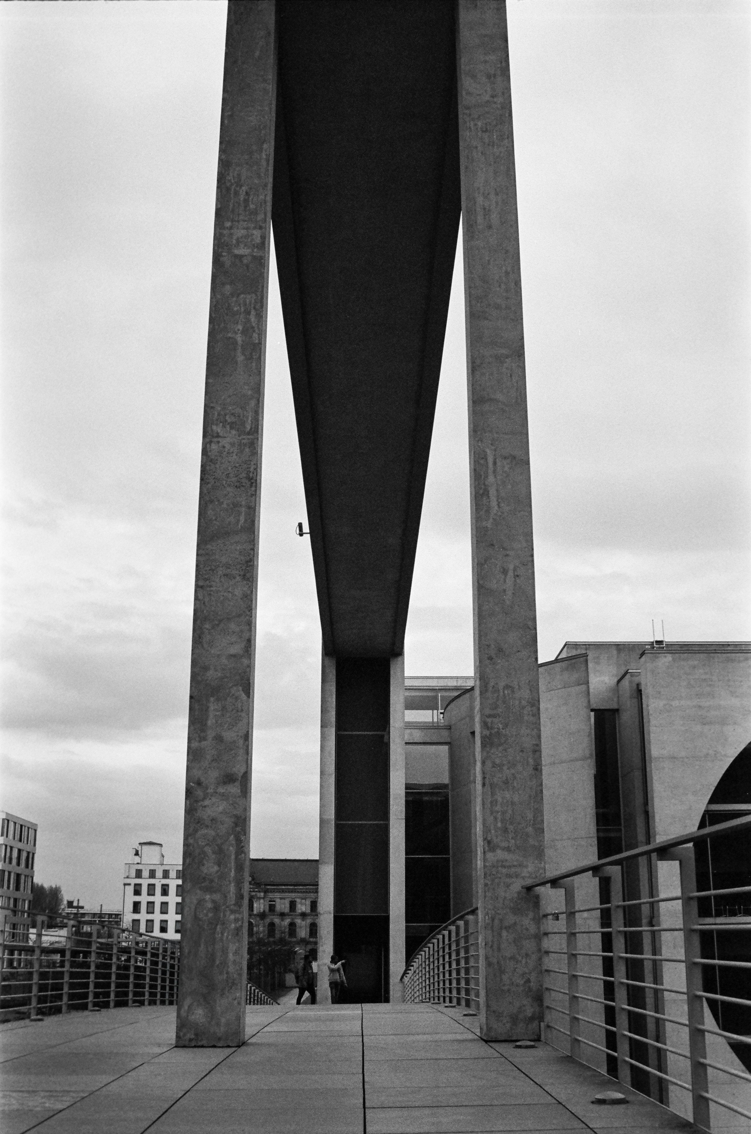 The Streets of Berlin in B&W