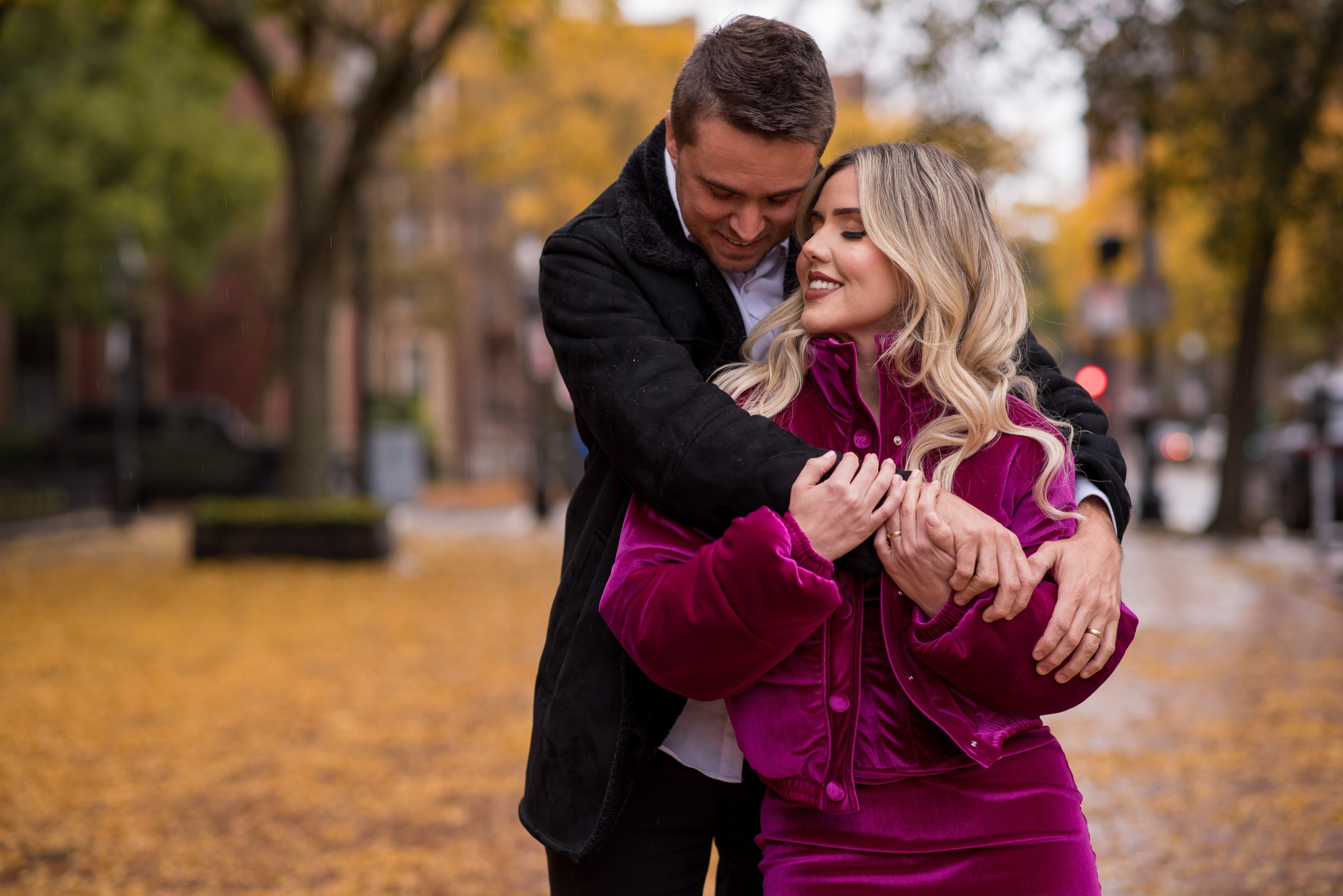 Capturing Fall Love: Shelen and Marcelo’s Romantic Photoshoot in Boston. Wedding photographer in Orlando, Boston & New York Anderson Marques