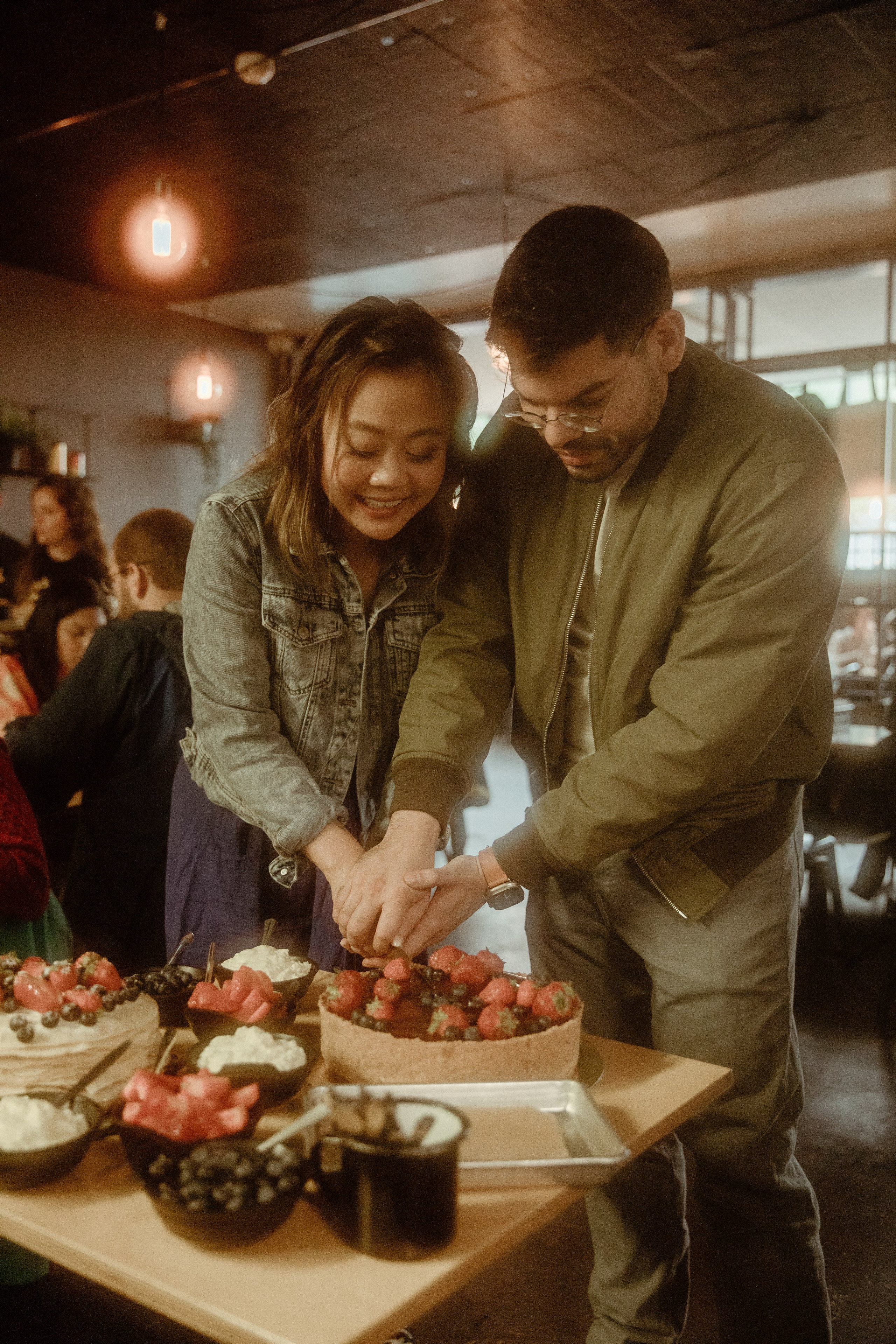 Elopement at Kvernufoss Waterfall. Iceland elopement photographer & videographer