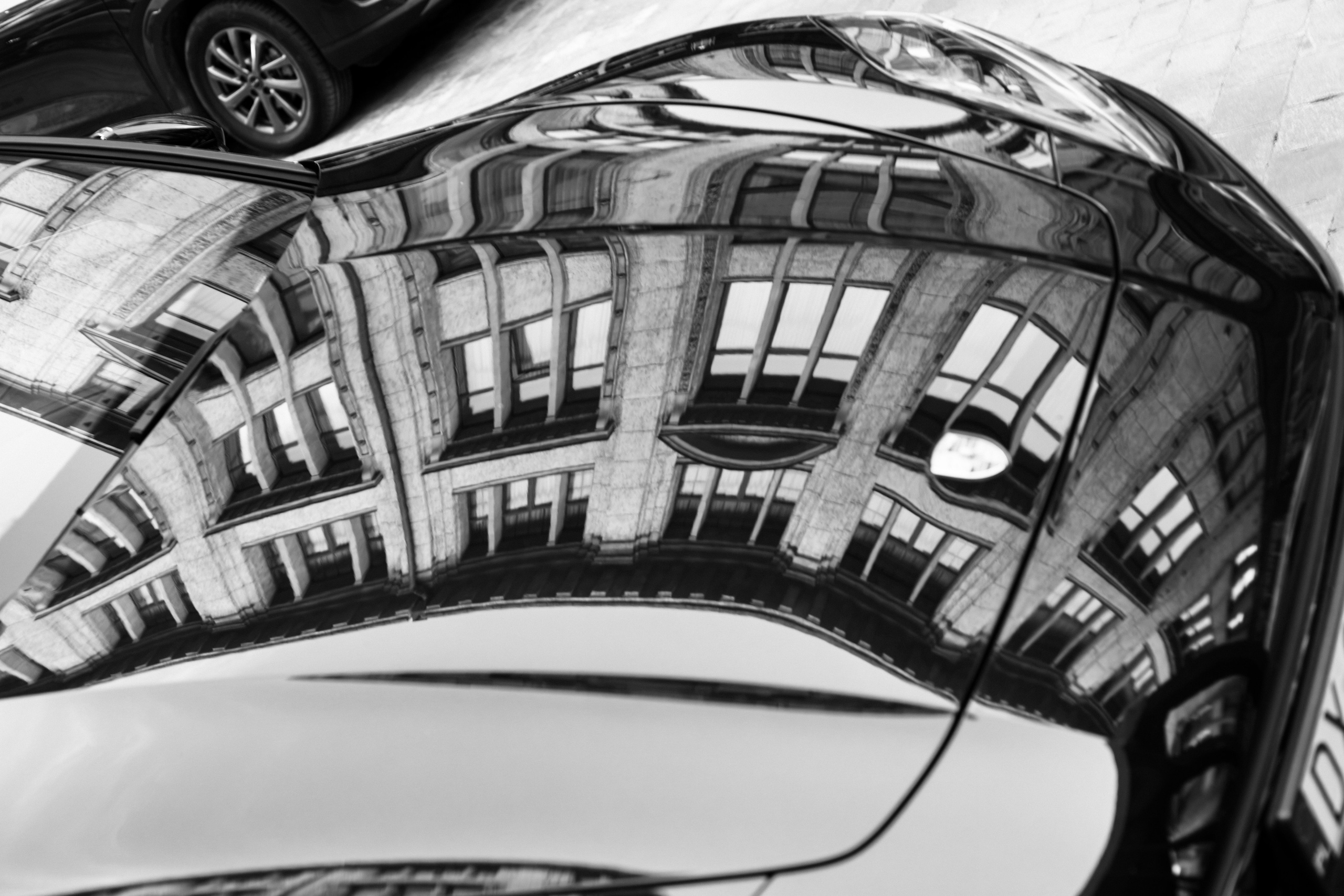 reflection on the car | Wrocław 2026 | CANON 6D