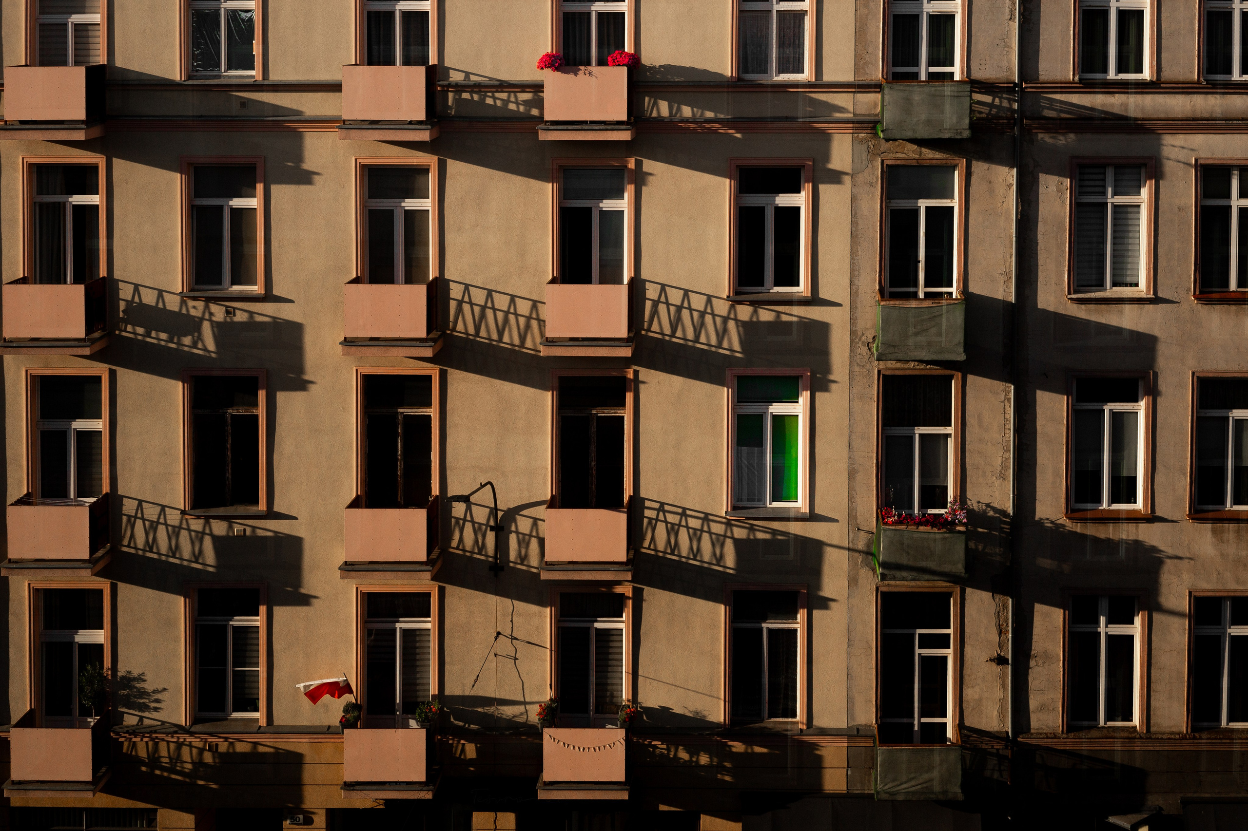 balconies and shadows | Wrocław 2026 | CANON 6D