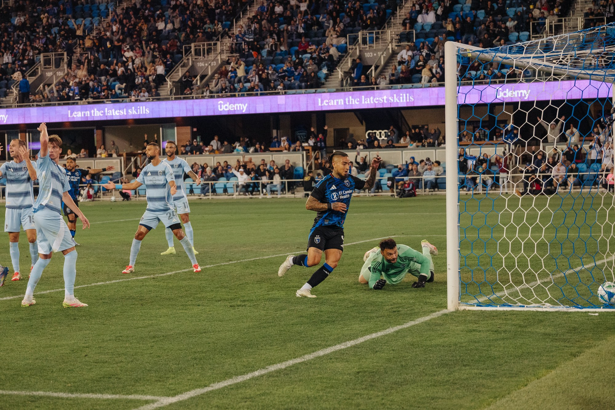 Soccer goal, MLS, soccer, sport photography