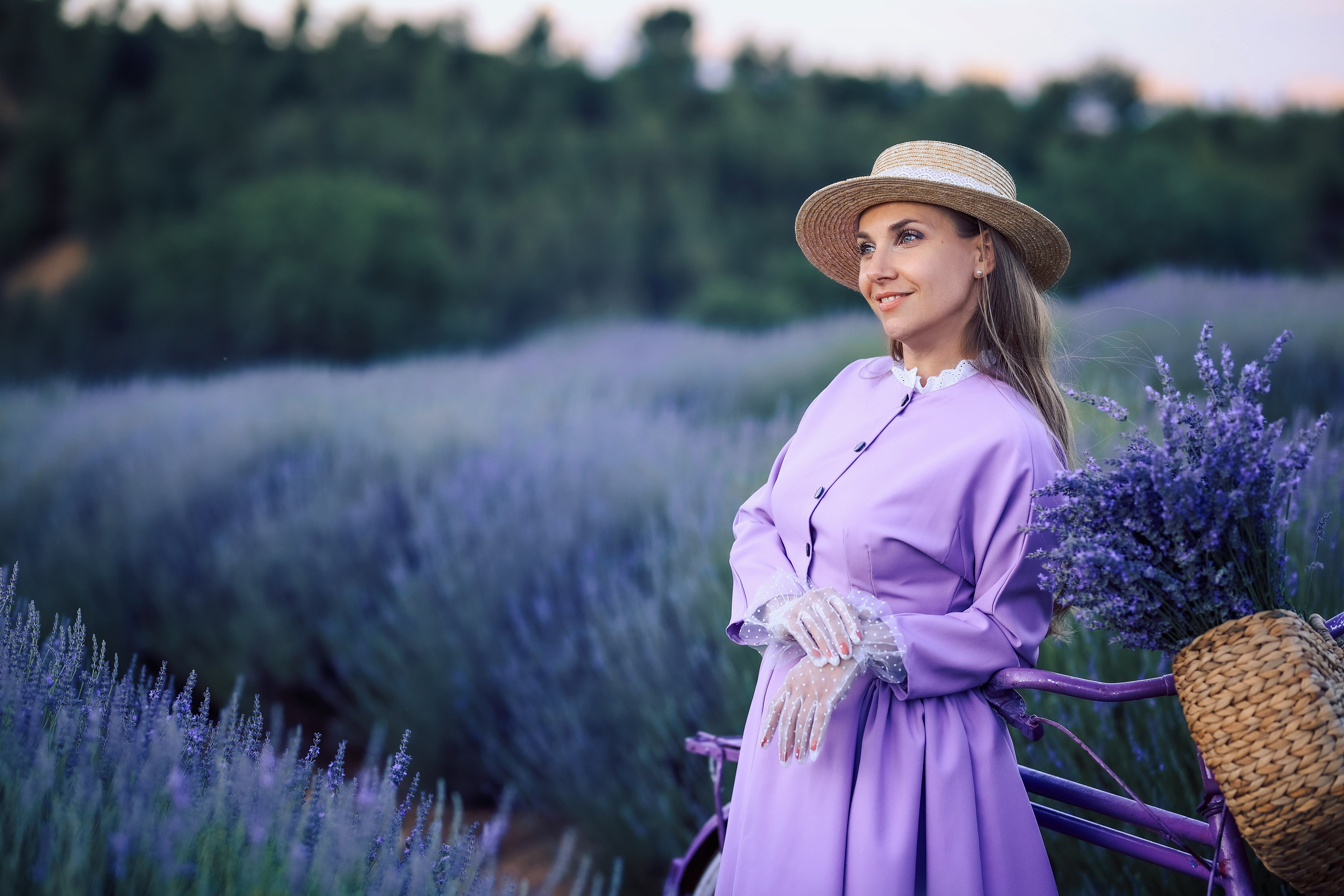 Lavender fields in Turkey. Photographer in Turkey, Antalya, Kemer, Belek, Side, Kas, Fethiye
