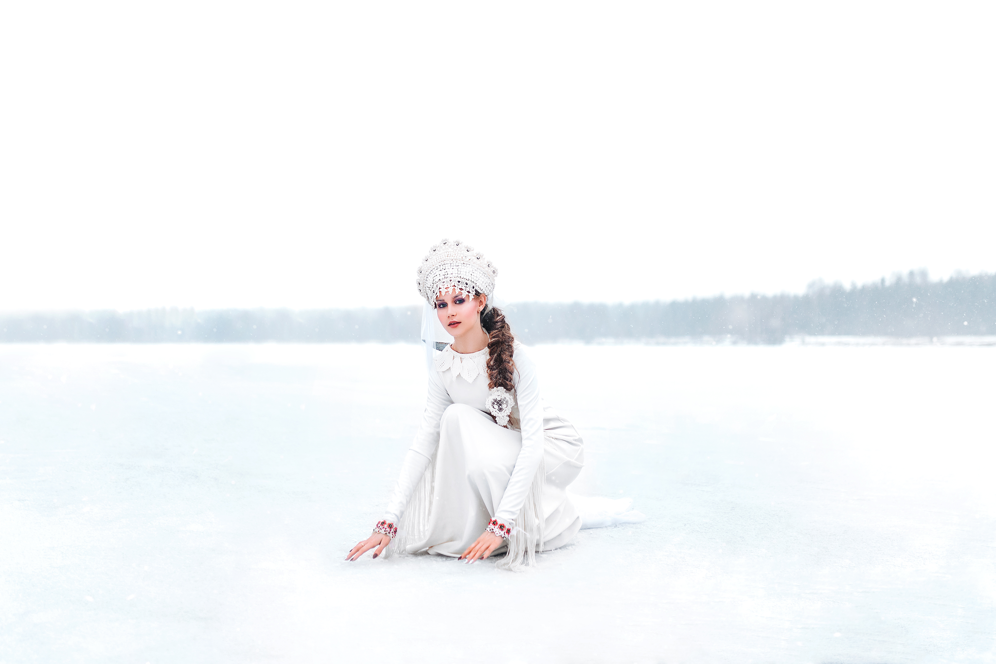 Swan-Princess (2020). Photographer and retoucher Elena Skullova