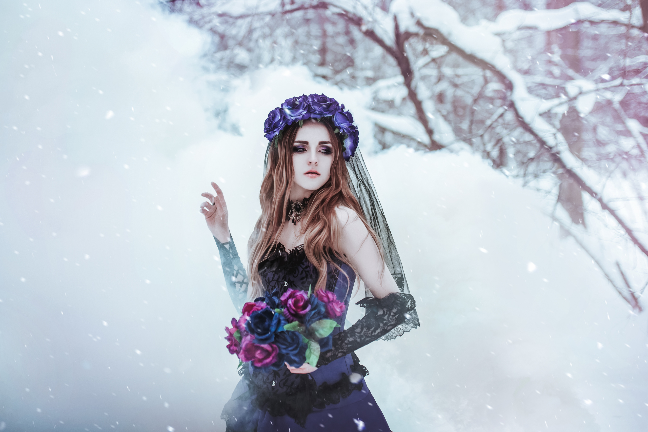 Dead Bride (2019). Photographer and retoucher Elena Skullova
