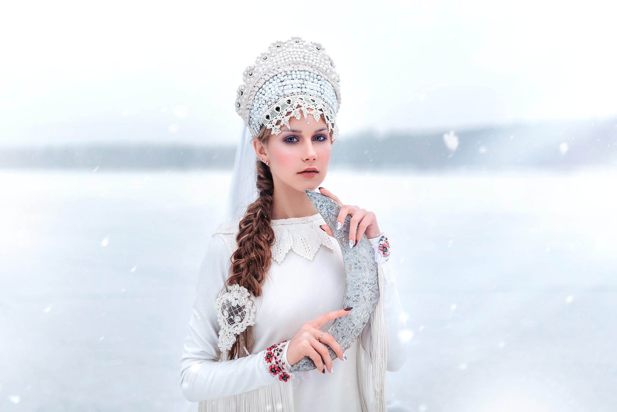 Swan-Princess (2020). Photographer and retoucher Elena Skullova