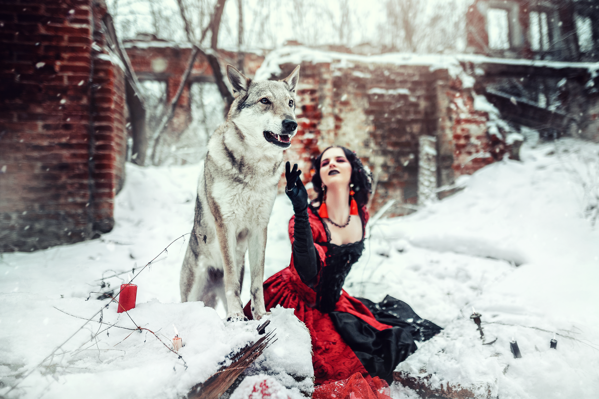 Wolf (2020). Фотограф и ретушер в Белграде Елена Skullova