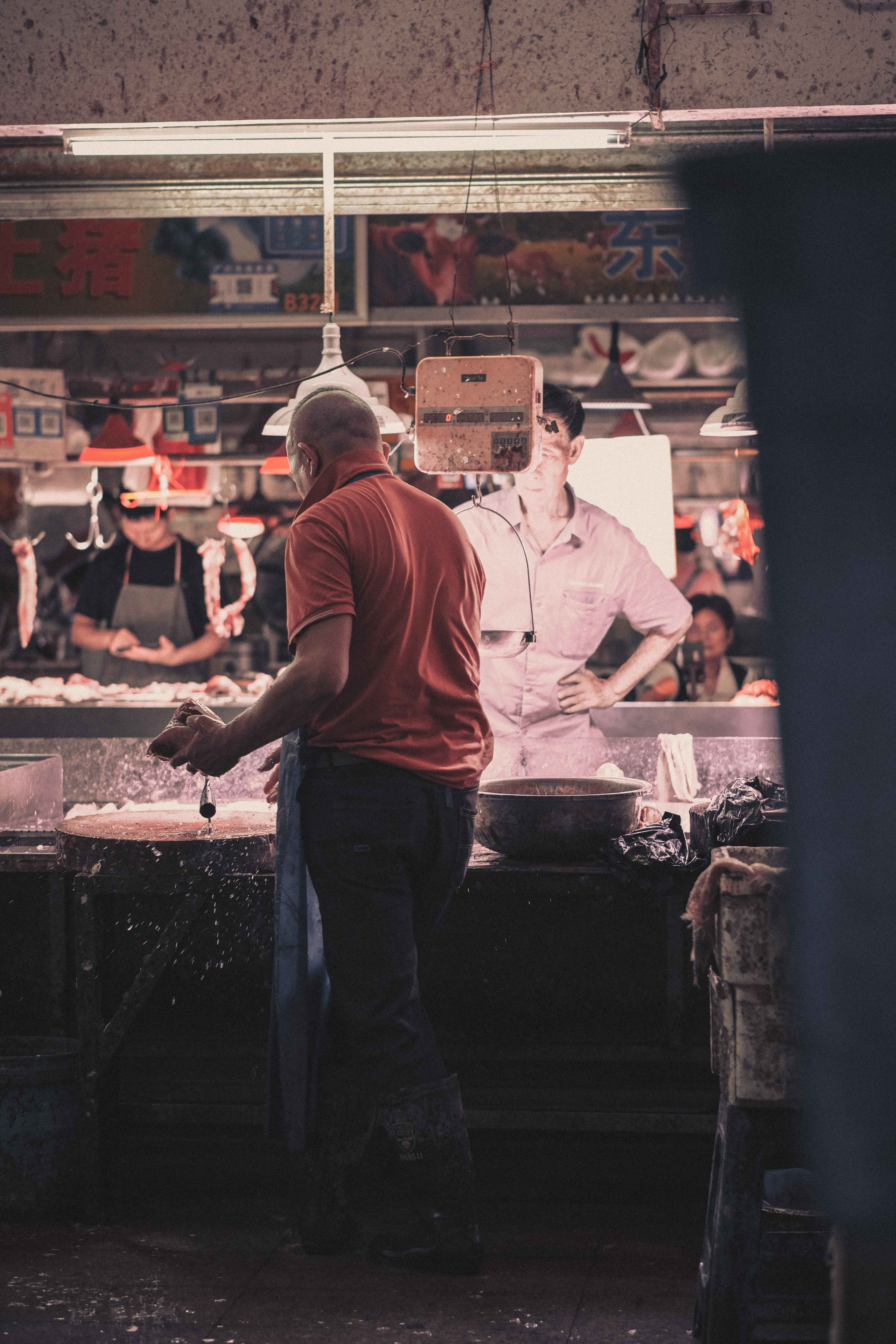 中国广州肉类市场 | Meat Market in Guangzhou, China
