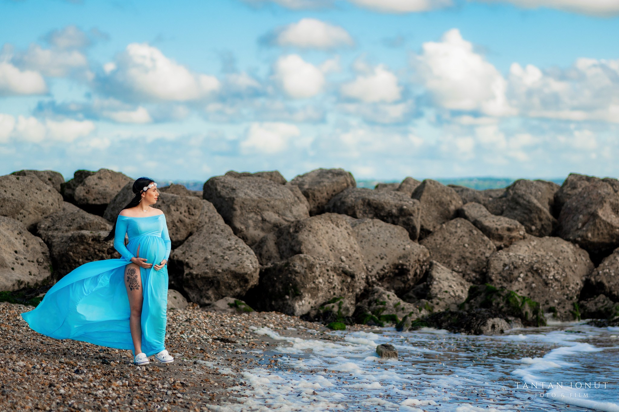 Sedinta foto maternitate — emotie si feminitate inainte de nastere. TANTAN IONUT FOTO & FILM