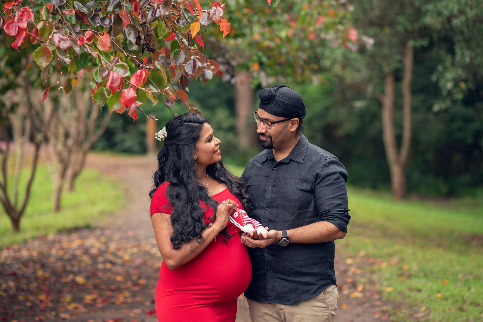 Maternity photoshoot in Sydney, Autumn