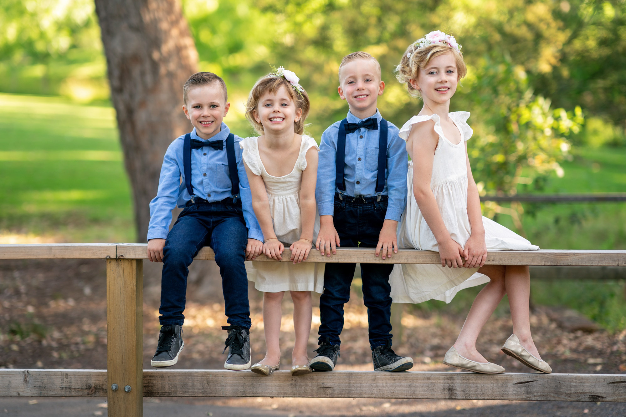 Extended family photoshoot in Sydney, grandparents, kids, mum and dad and grandchildren portraits in a beautiful park