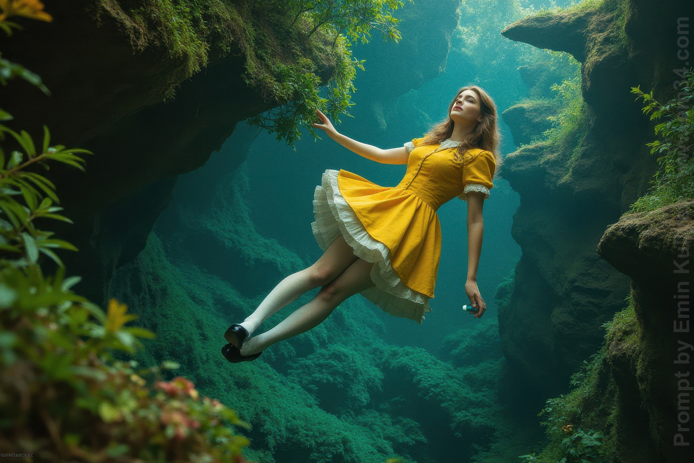 AI Meets Alice in Wonderland — Surreal Journey Through Mood, Imagination & Unseen Worlds with Artificial Intelligence Art. Emin Kuliyev — Award-Winning Wedding Photojournalist NYC & USA | Best Wedding Photographer Known for Candid, Timeless Moments