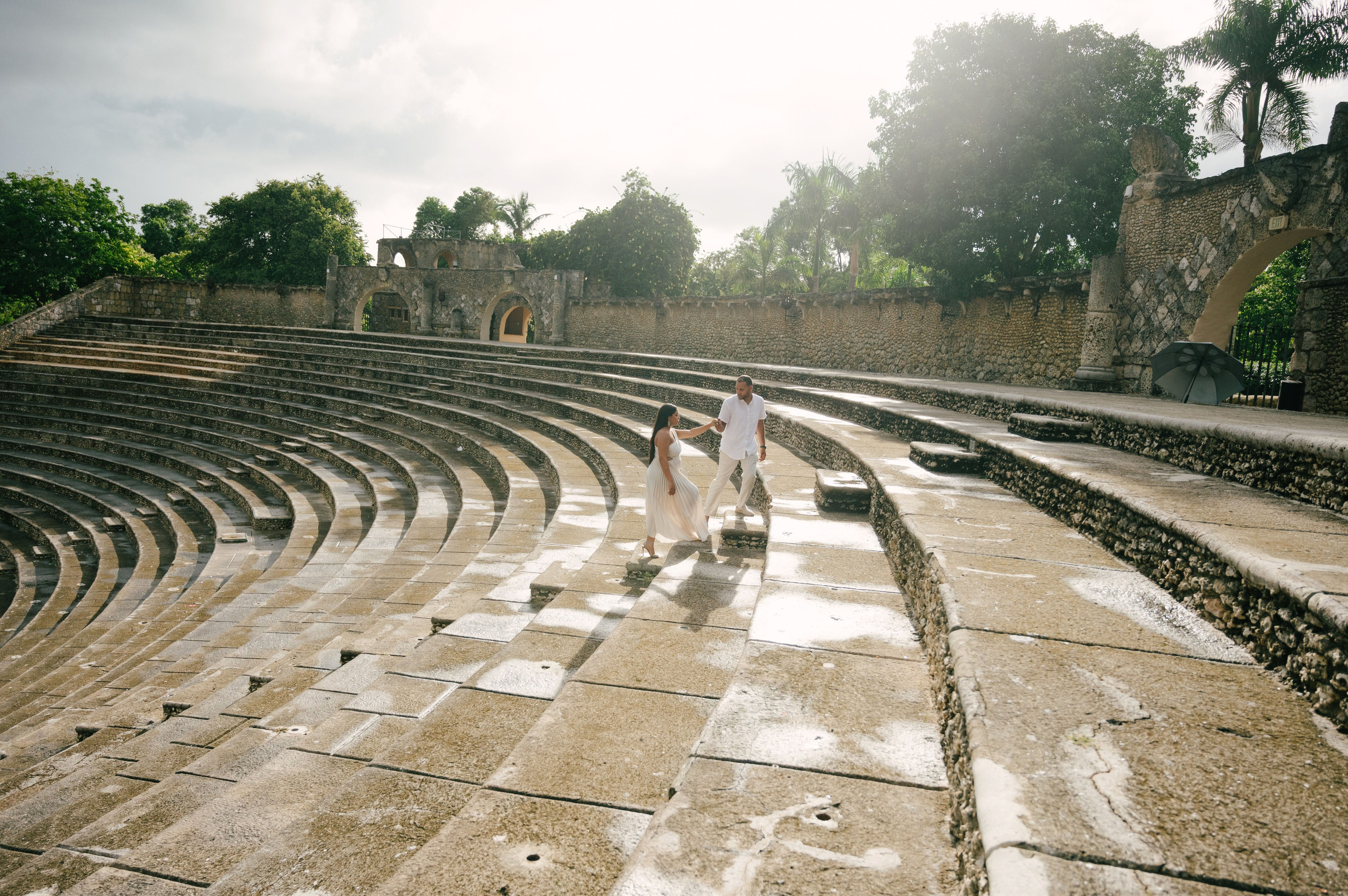Cinthia and Jose at Altos de Chavon