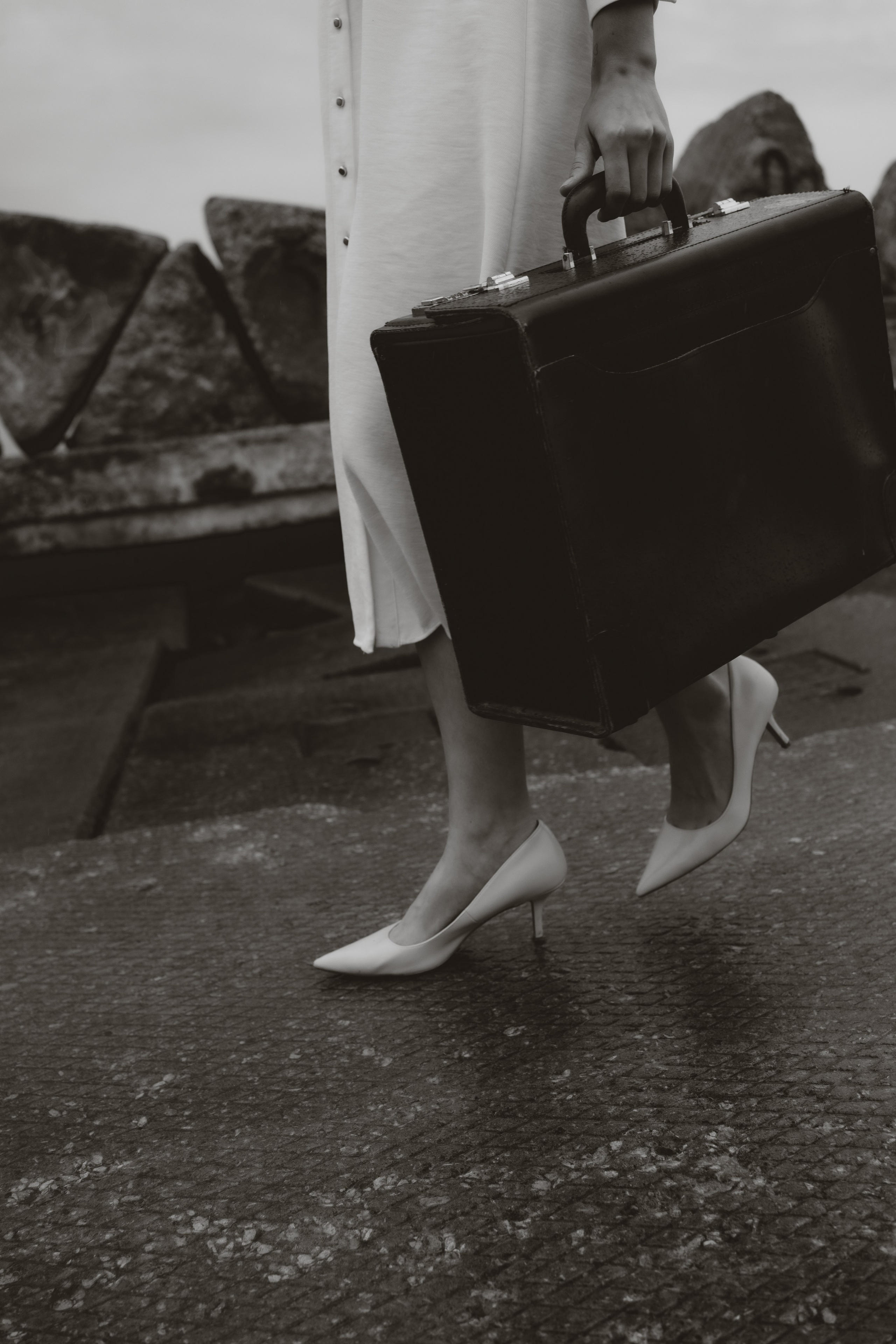 The heavy baggage she left behind. Anna Chekryshova — Authorial Portrait Photographer in Tallinn