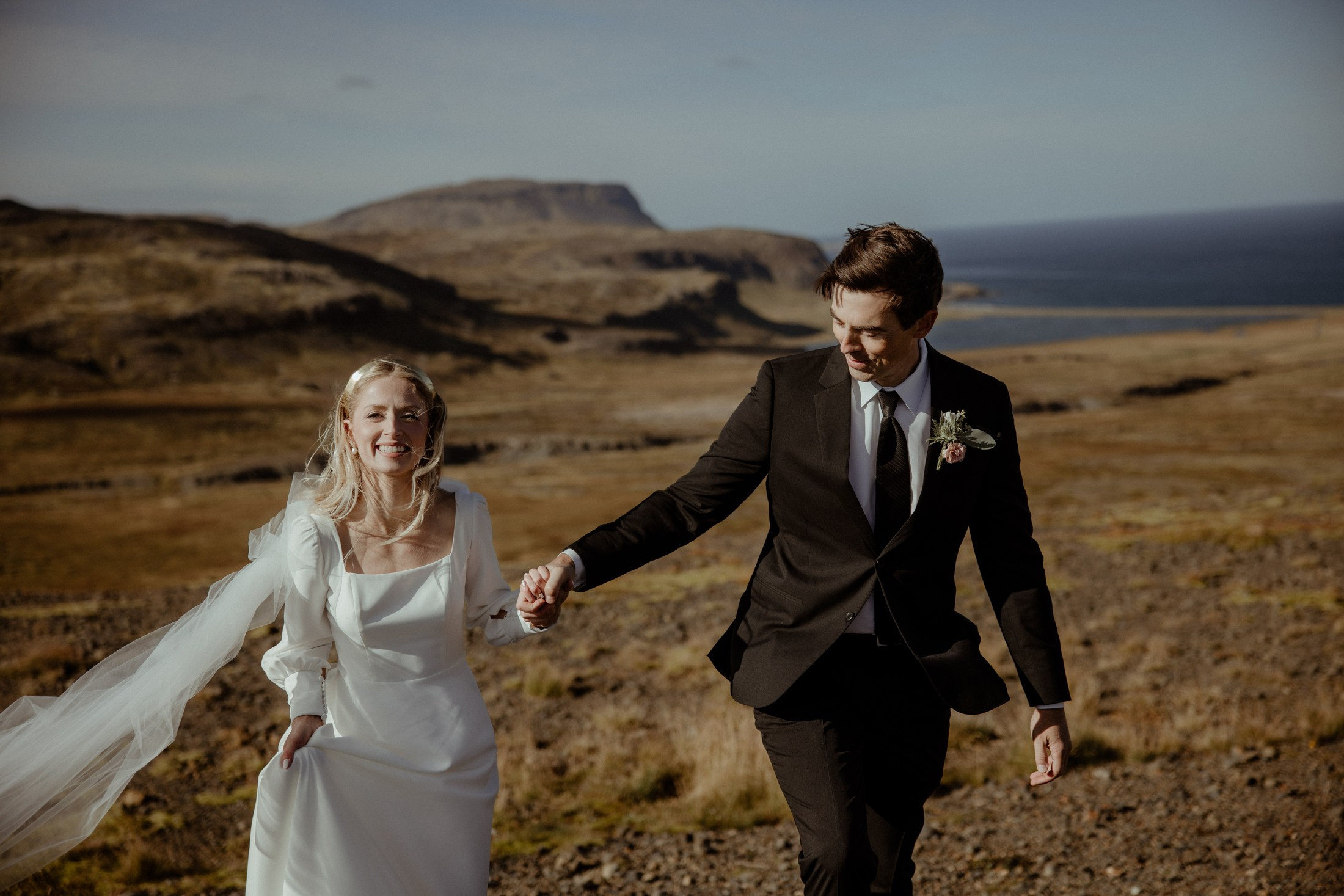 Iceland elopement at Budir Black Church | Snæfellsnes wedding by Iceland elopement photographer & videographer. Iceland elopement photographer & videographer