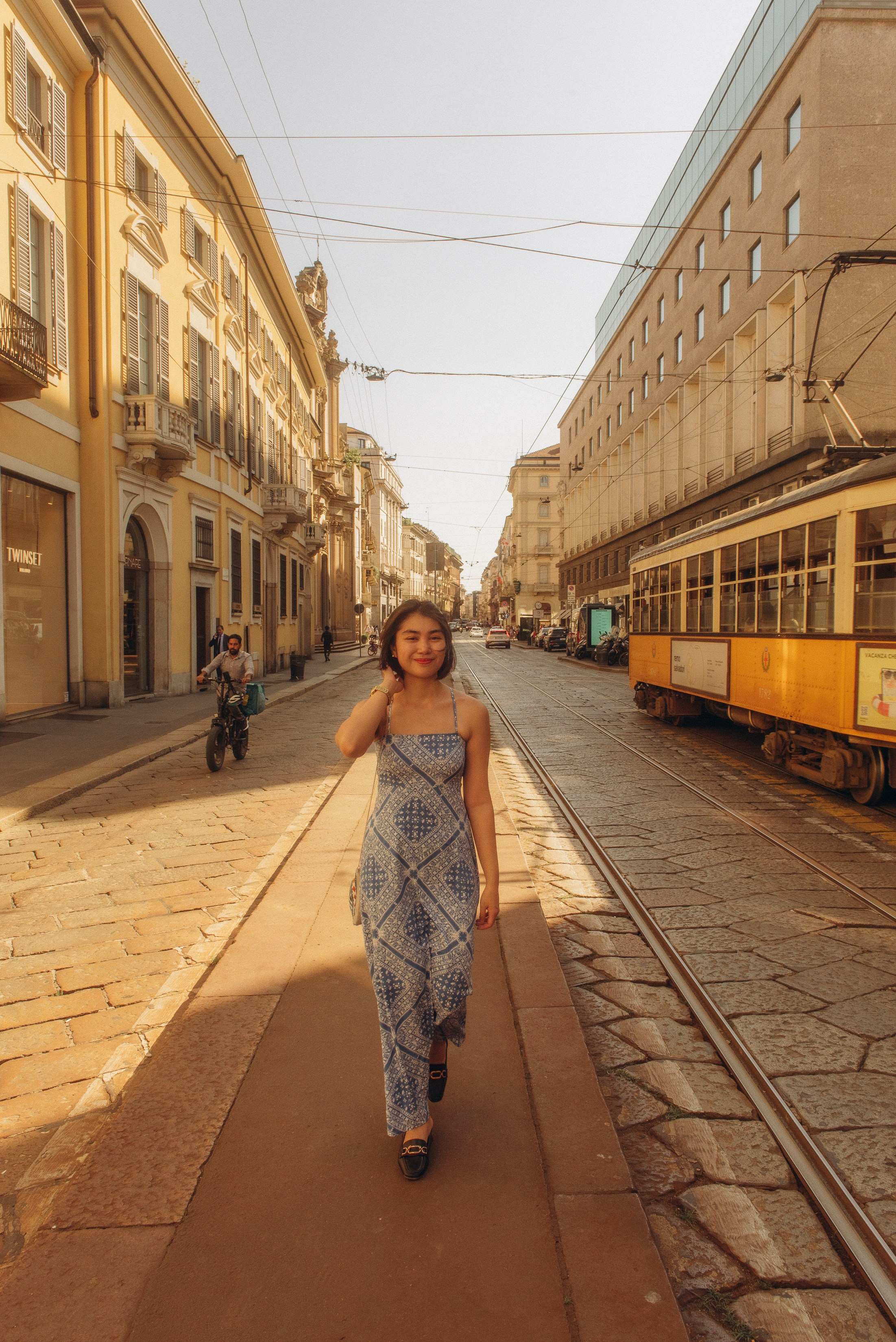 Tipicha strada milanwse. Sessione fotografica a Milano
