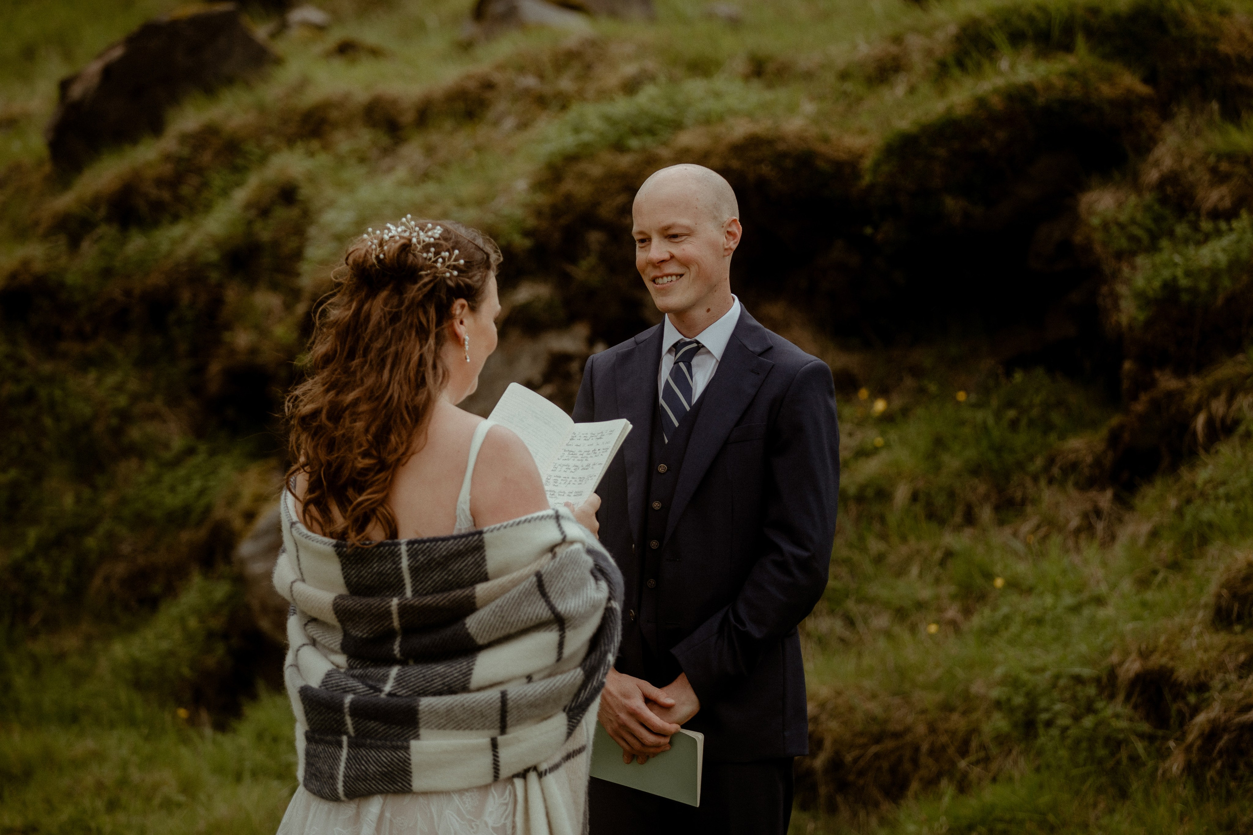 Iceland Elopement at Black Sand Beach. Iceland elopement photographer & videographer