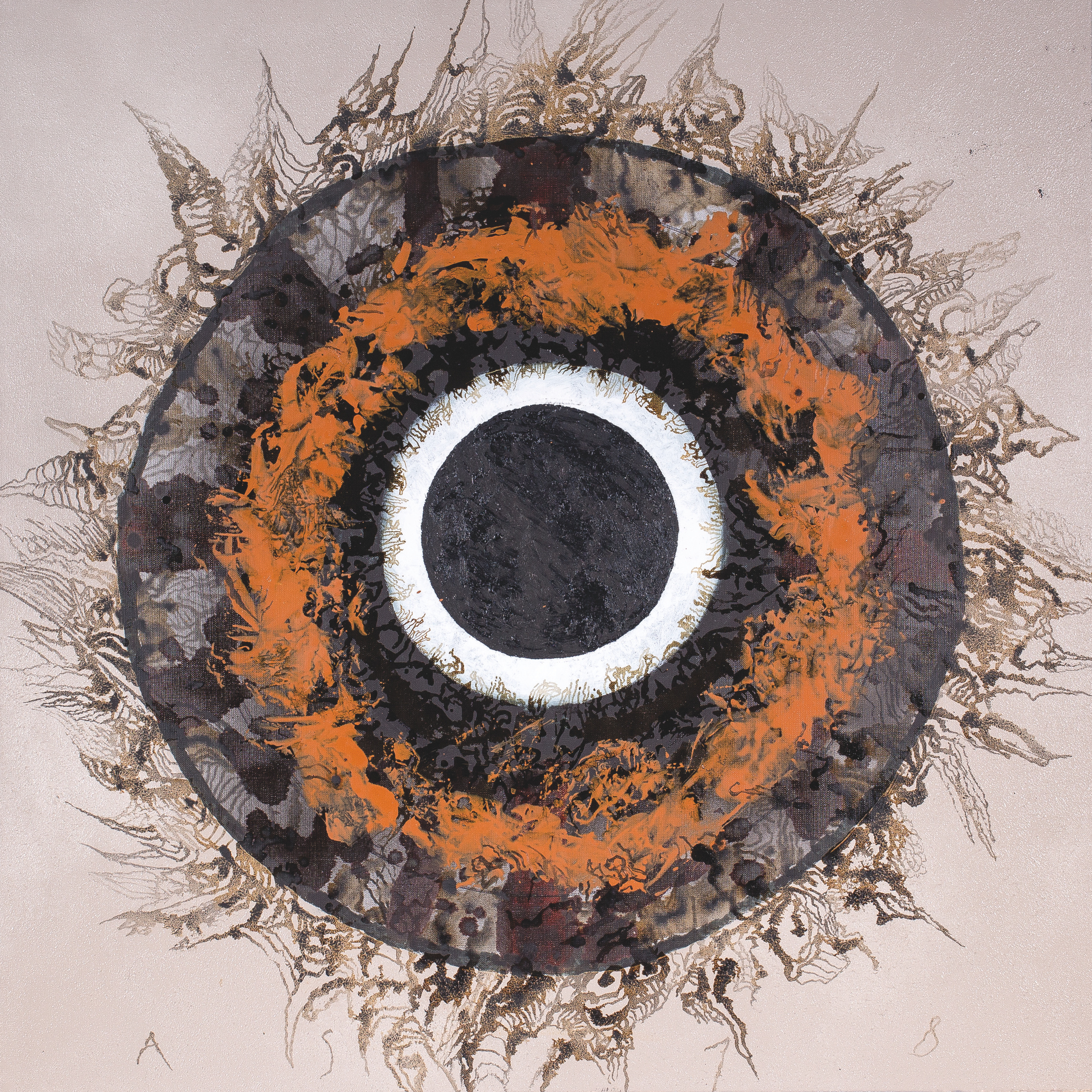 Mandala 1 - 24, 100 x 100 cm, 2018 - 2019