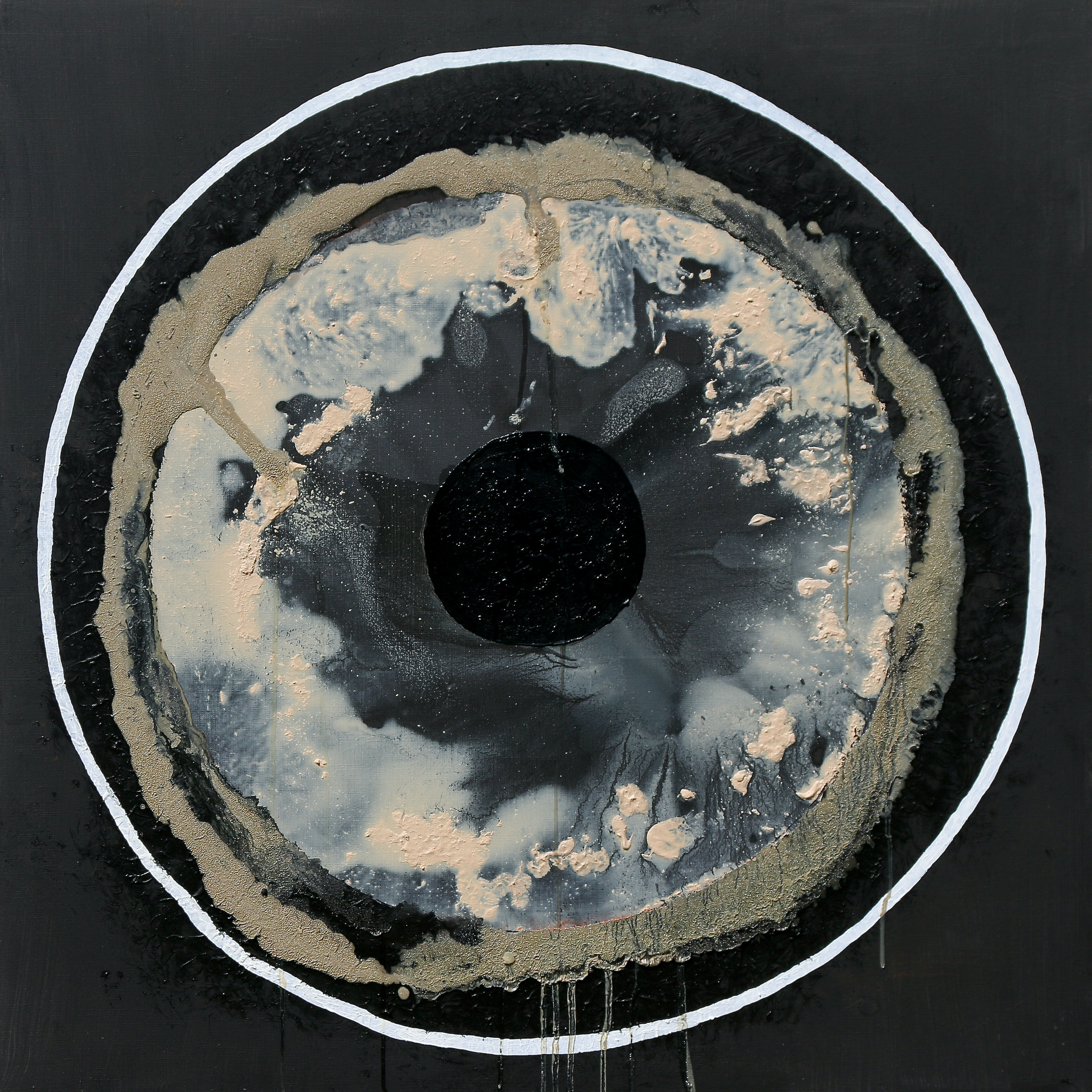 Mandala, painting, Andrzej Strumillo, polish contemporary art, polish artist