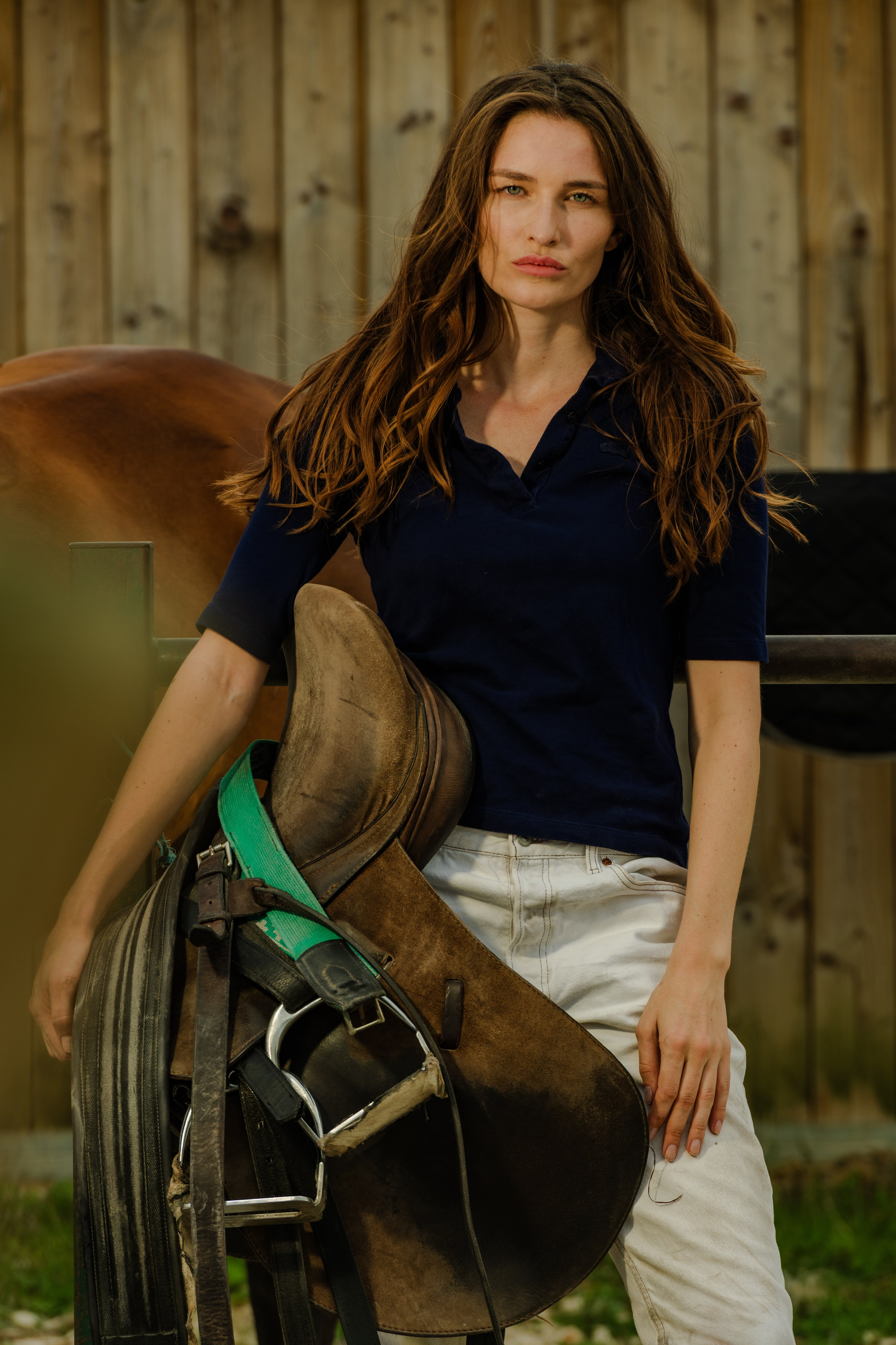 Cowgirl Spirit: An Equestrian Portrait Session in Chantilly