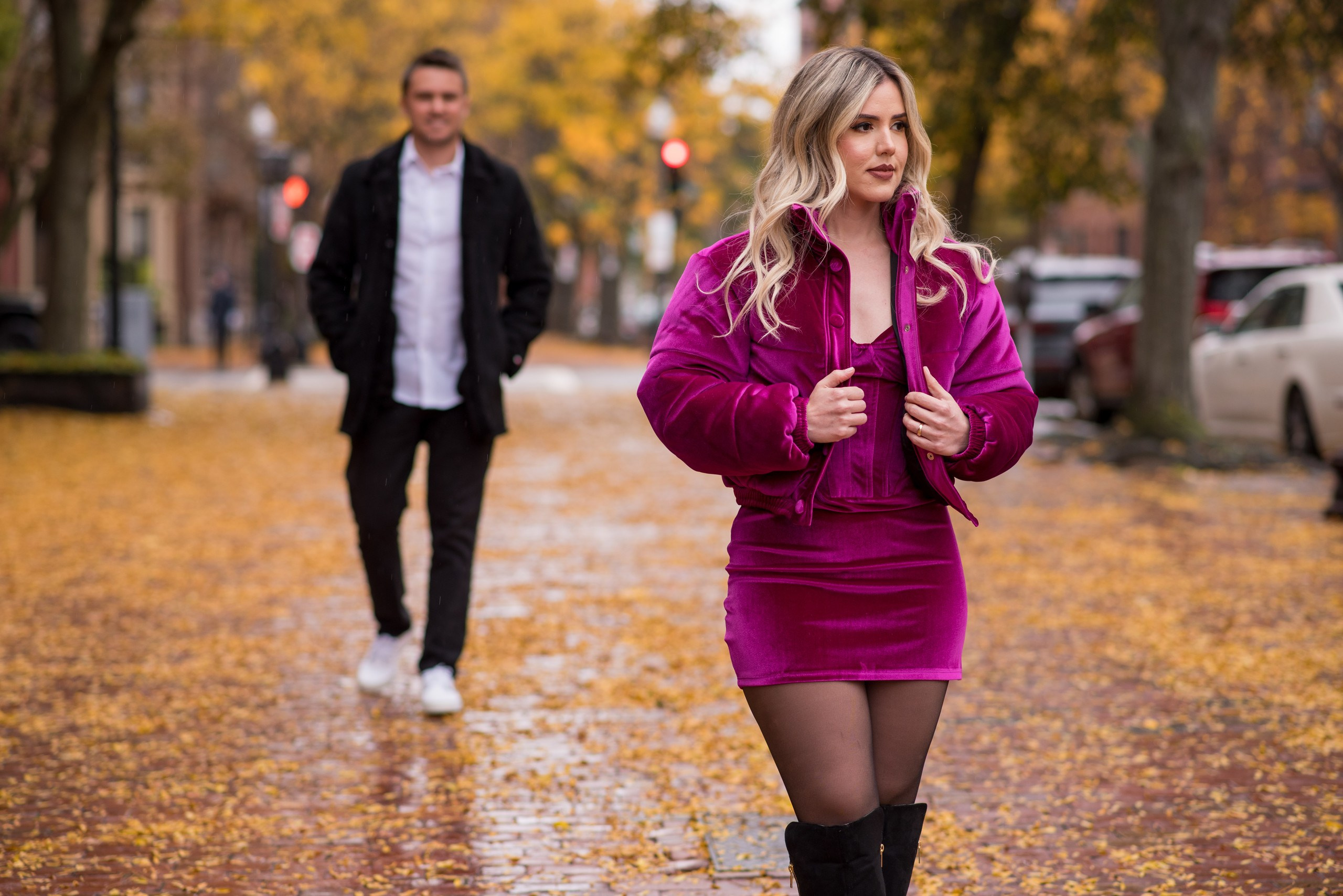 Capturing Fall Love: Shelen and Marcelo’s Romantic Photoshoot in Boston. Wedding photographer in Orlando, Boston & New York Anderson Marques