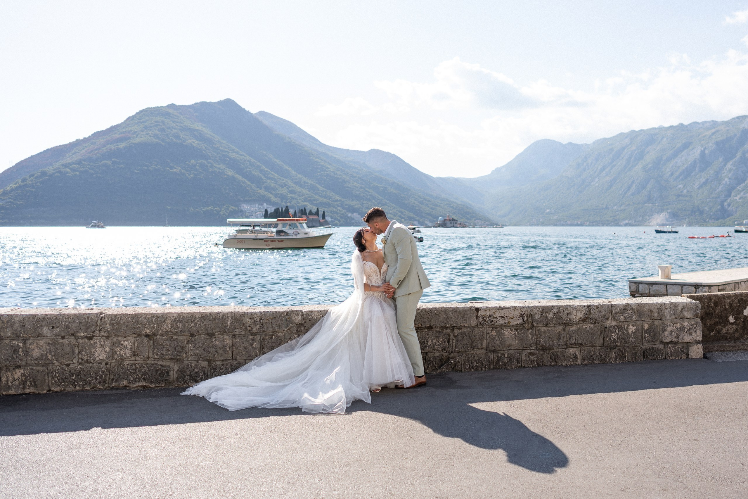 Bryllup i Perast: steder, seremoni, sesong og gode råd