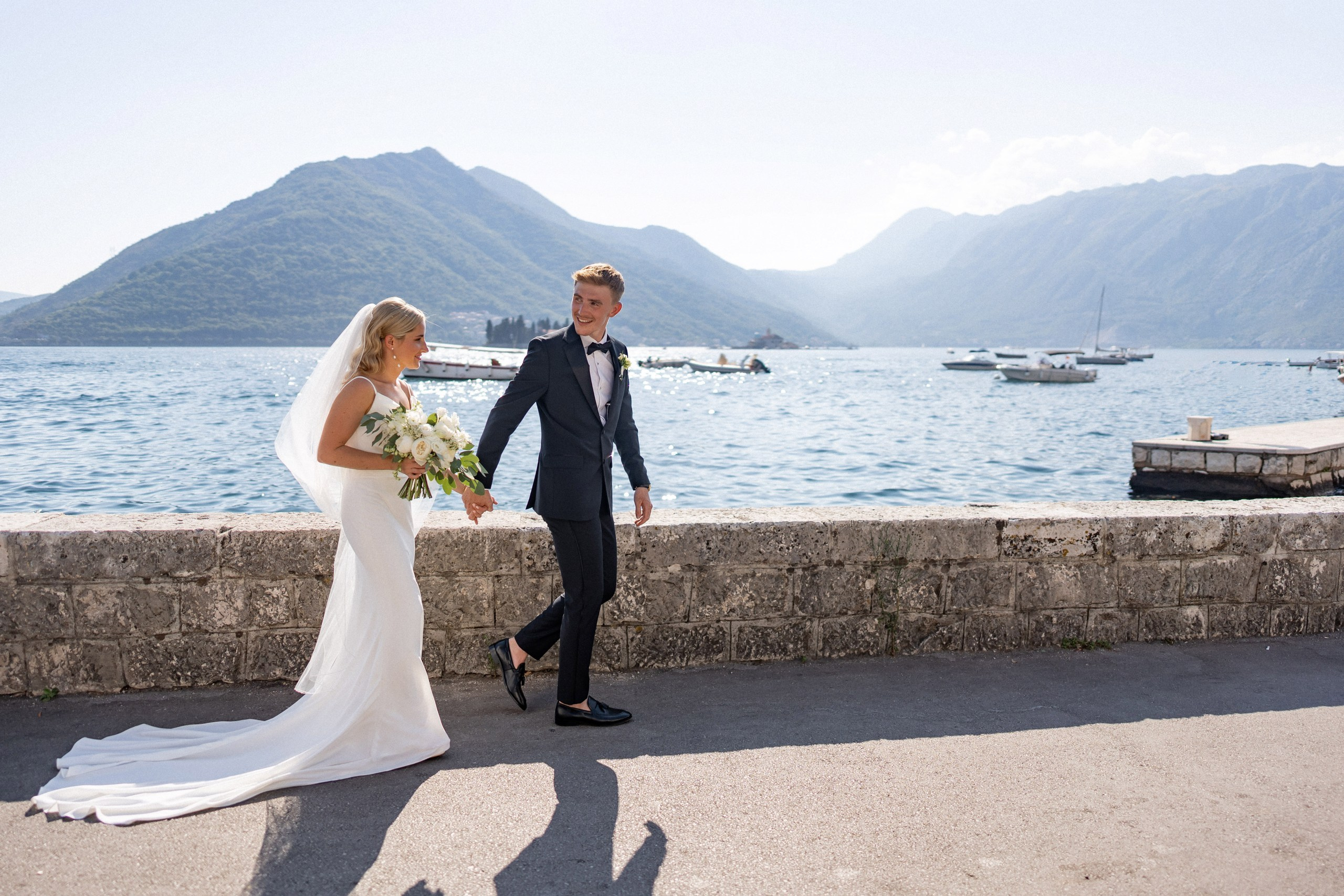Bryllup i Perast: steder, seremoni, sesong og gode råd