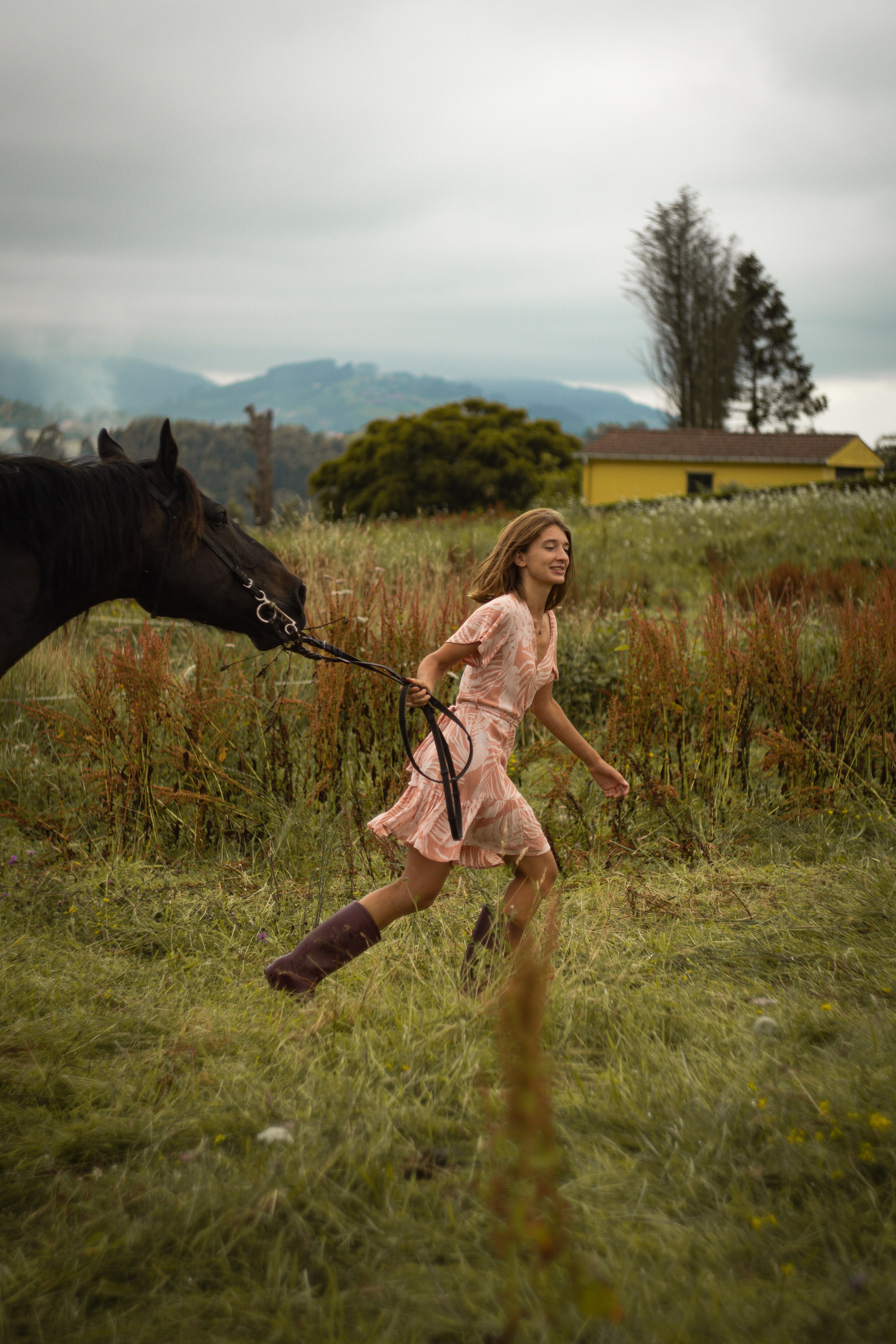 Kate and Her Horse: Portrait Photography in Asturias, Spain