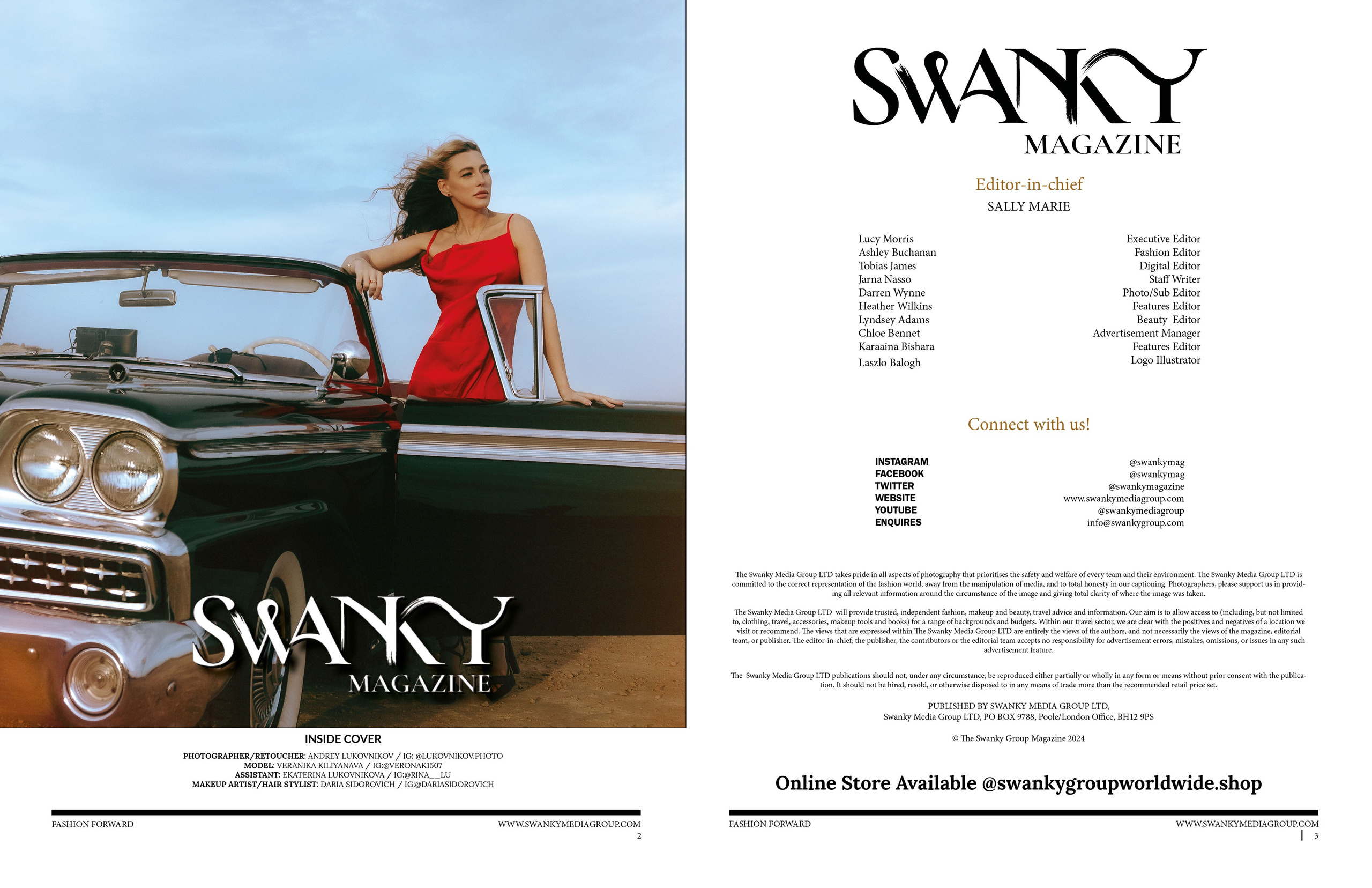 Элегантная съемка у моря с ретро автомобилем в Торревьехе, Аликанте