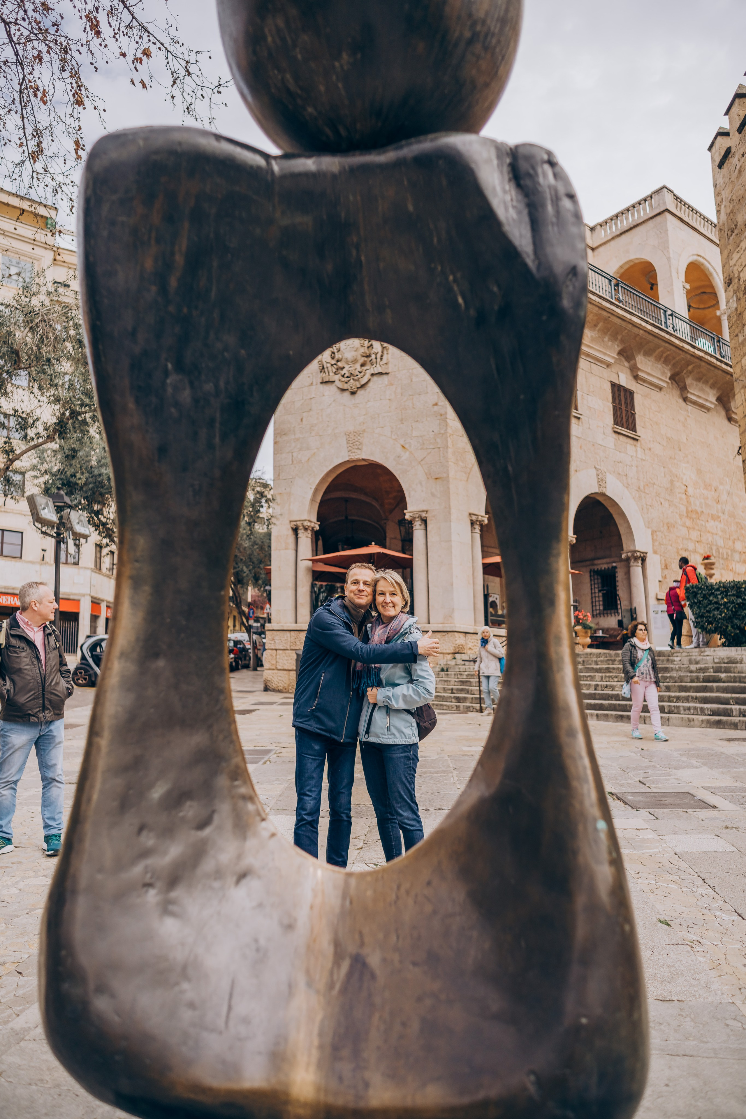 Walking tour of Palma. Фотограф у Пальма де Майорка
