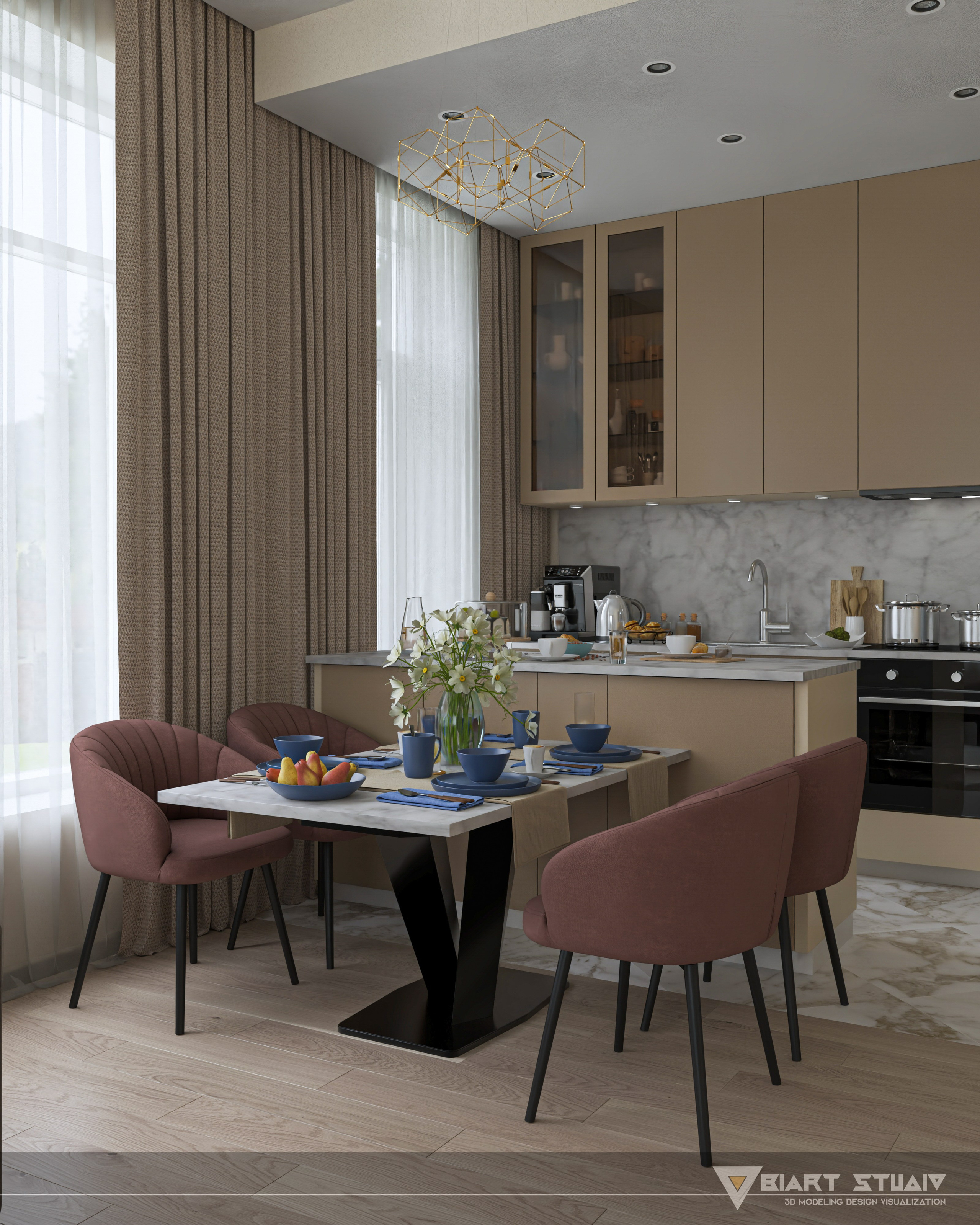 Интерьерная визуализация. Дизайн и визуализация