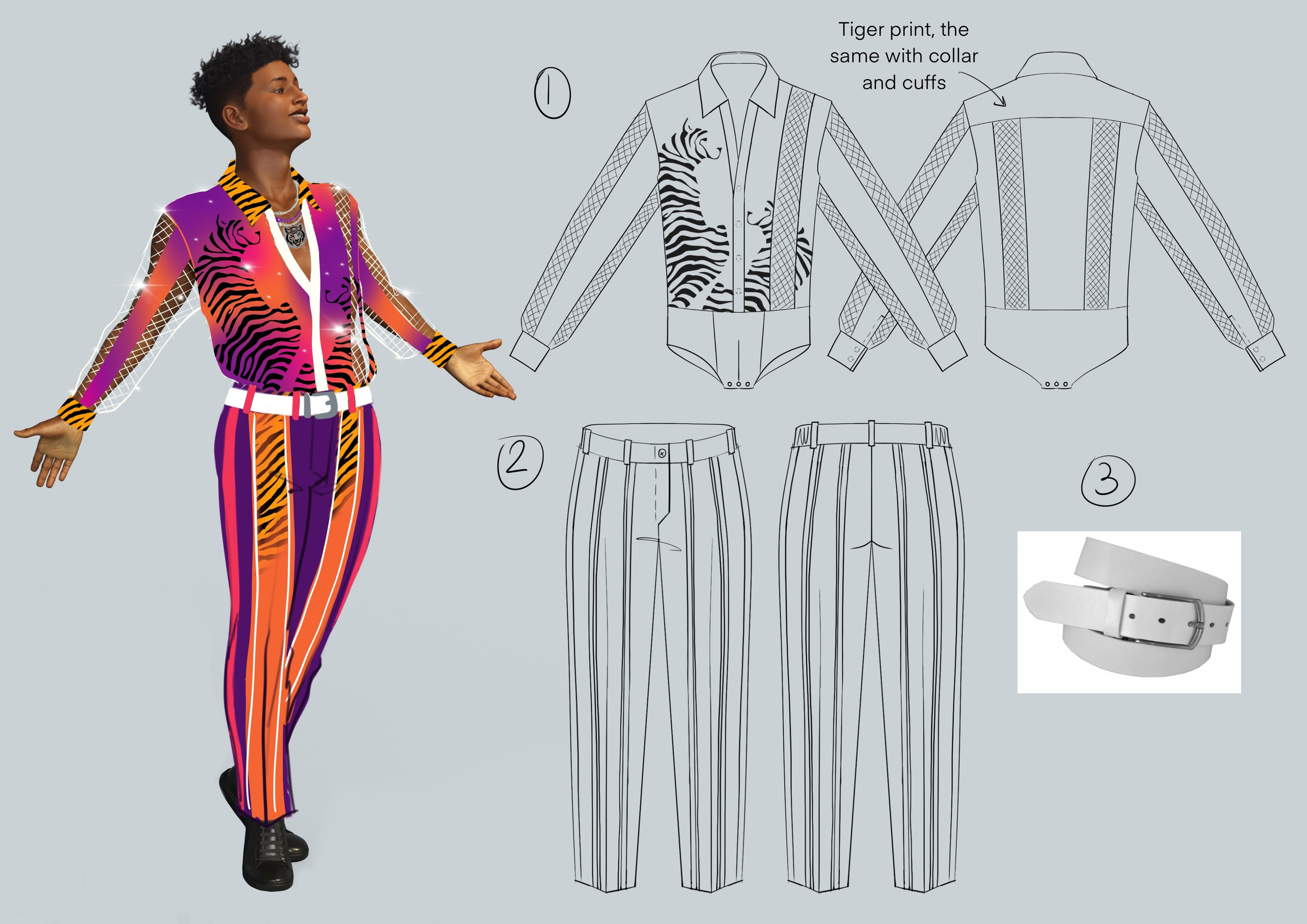 ACROBATIC AND DANCE. Costume Design for Theme Parks & Live Performances | Character & Parade & Stage Costumes | 2D & 3D Costume Illustrations