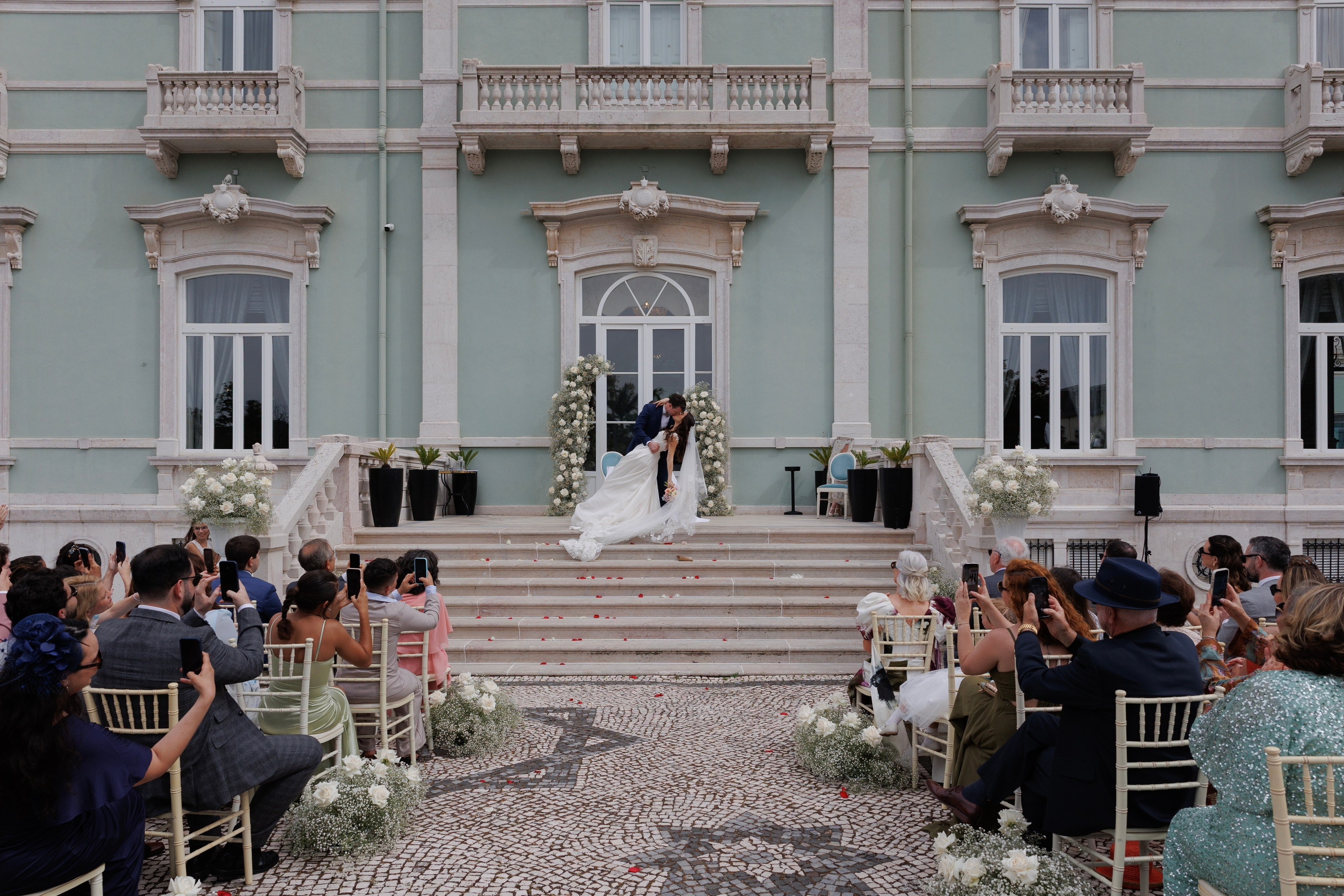 Elegant Destination Wedding at Pestana Palace Lisbon | Débora & Barry