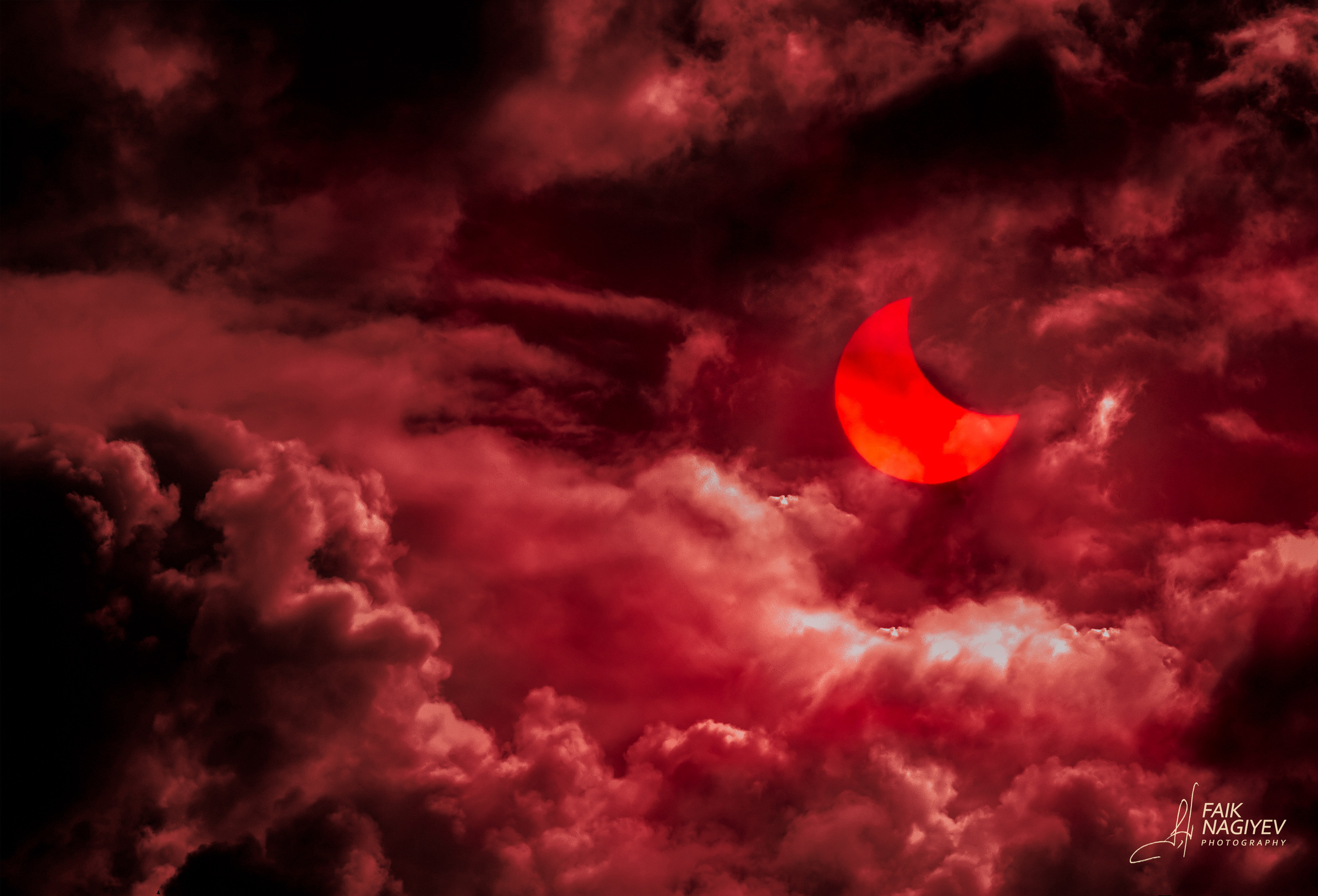 Qismən Günəş tutulması — Bakı. Həvəskar Astronomlar Cəmiyyəti — Astronomy.az