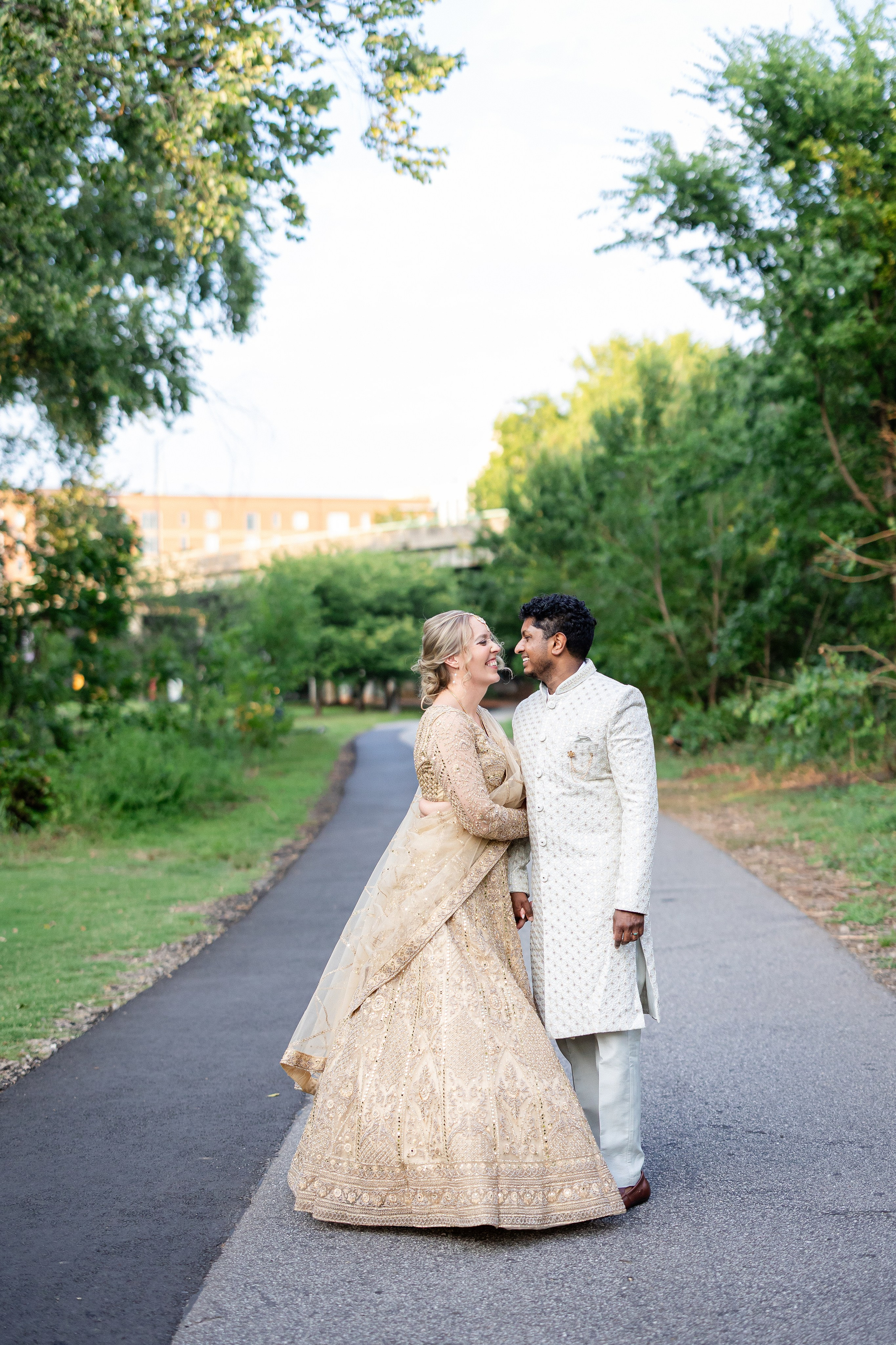 Color, Culture, and Celebration: A Vibrant Indian Fusion Wedding at The 405 in July. Wedding and portrait photography in Greenville SC